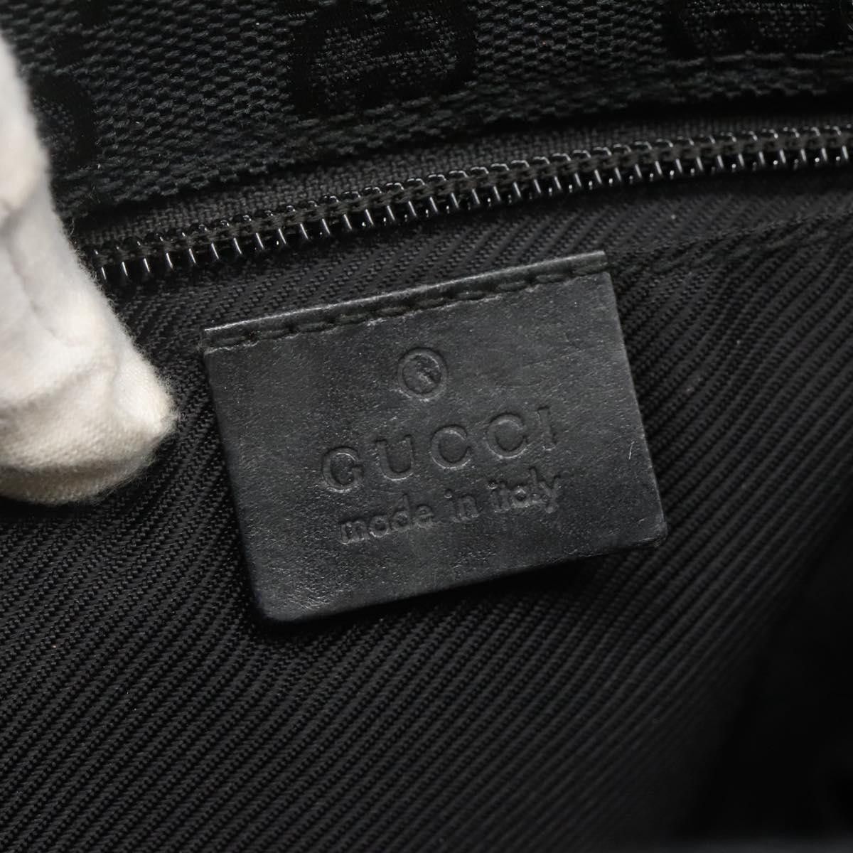 Gucci GUCCI GG Canvas Shoulder Bag Black Gold 019 019 Size ONE SIZE - 16 Thumbnail