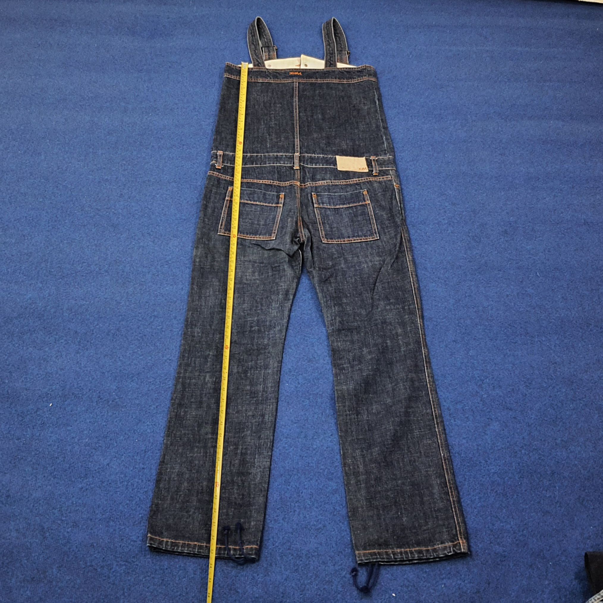 Other Vintage X-Girl Japan Streetwear Denim Jumpsuit C235N20 Size 36" / US 14 / IT 50 - 3 Thumbnail