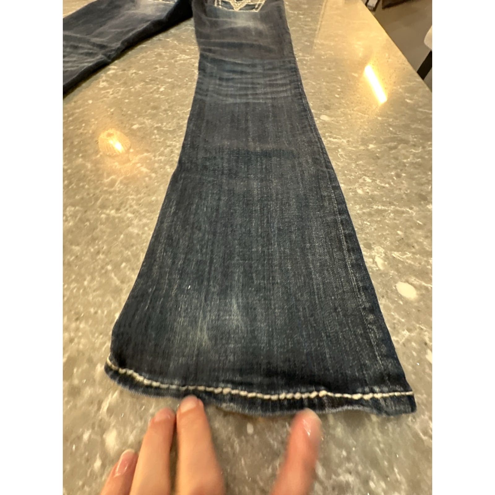 Vintage VIGOSS The Dublin Jeans Bootcut Slim Stretch 28x32 30x33 Sandblast Medium Wash Women's Size 28" / US 6 / IT 42 - 5 Thumbnail