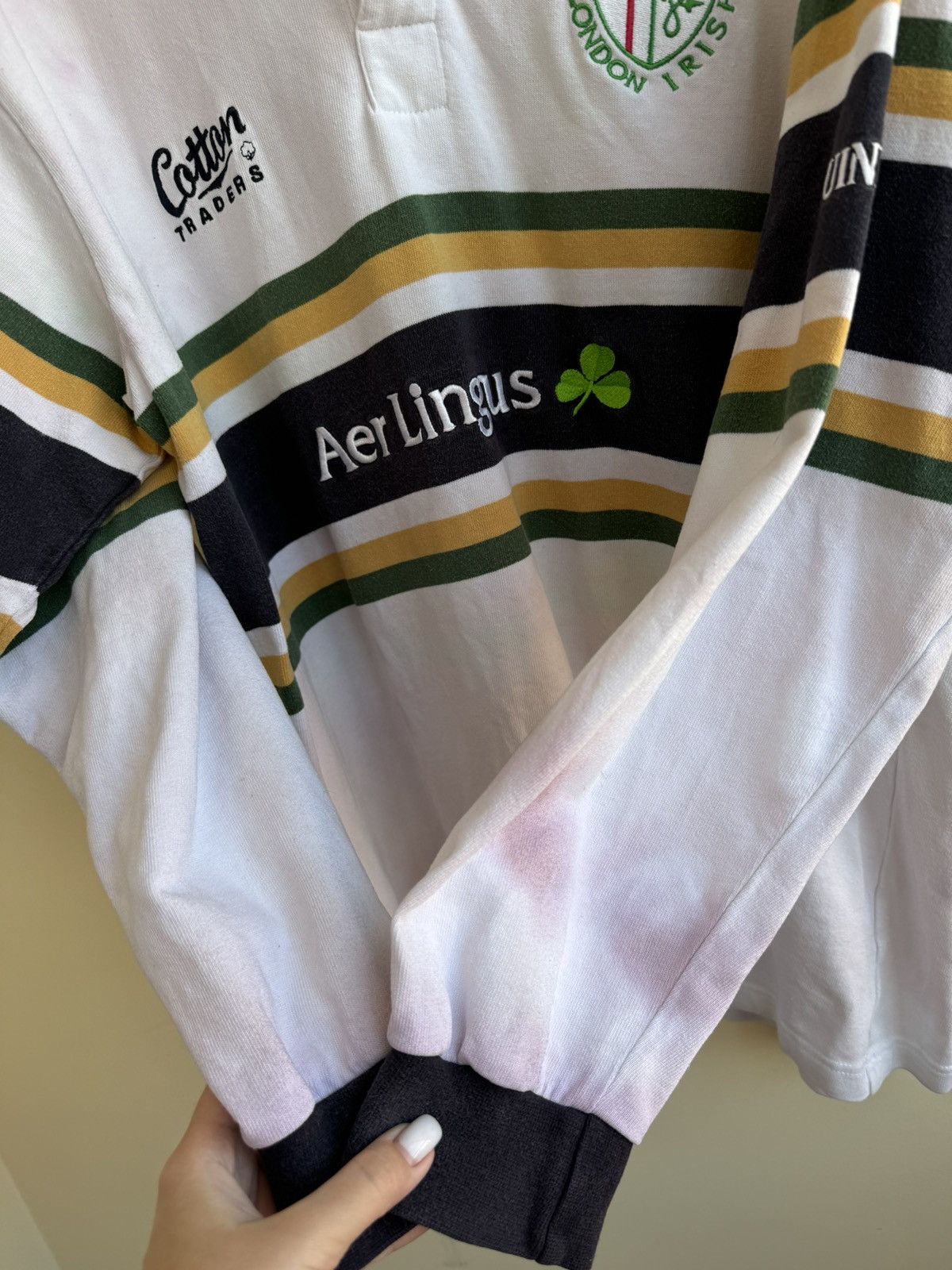 Vintage Vintage London Irish 1999 - 2000 Rugby Shirt Jersey Size L Size US L / EU 52-54 / 3 - 6 Thumbnail