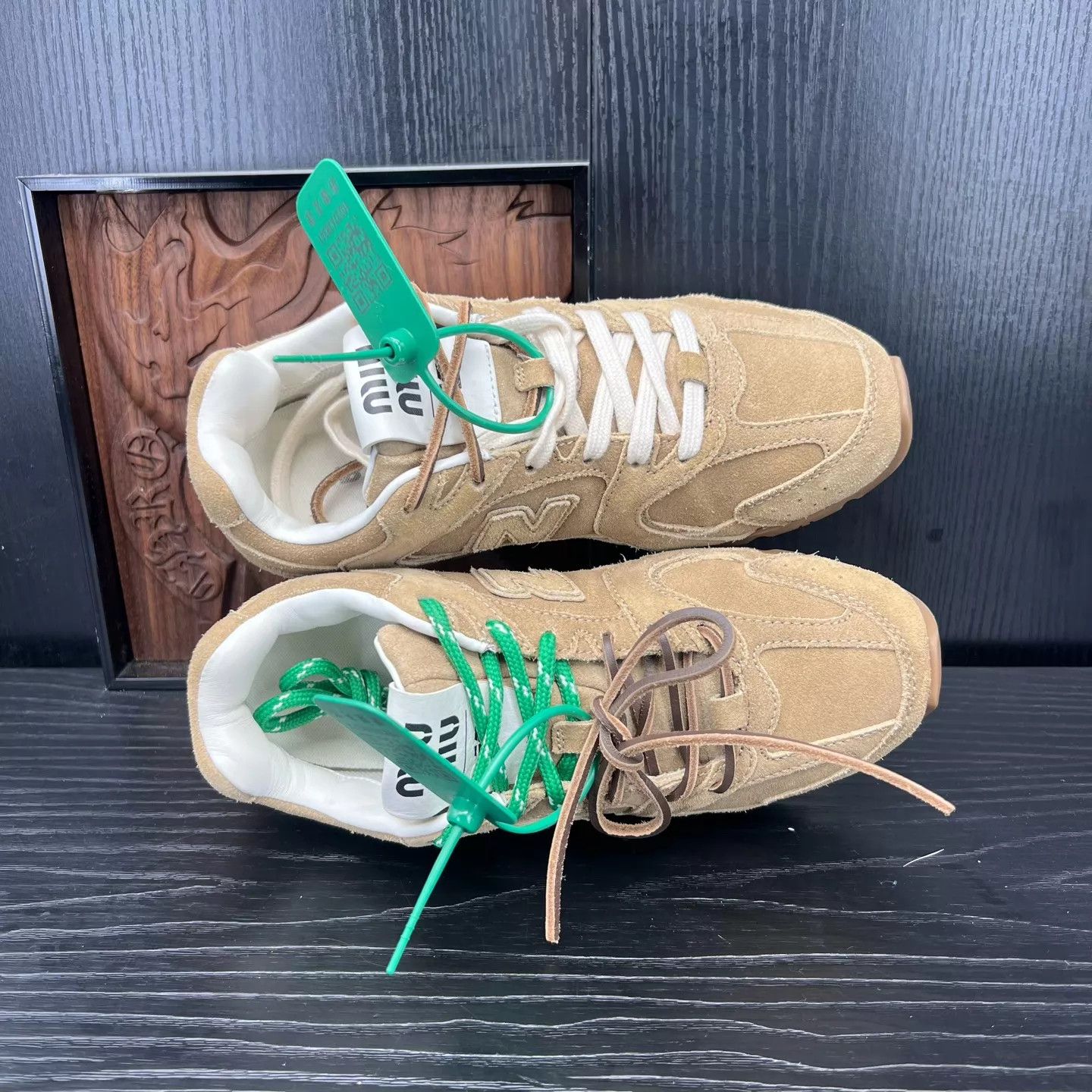 Miu Miu MIU MIU nb530 Light Taupe 36 Like New Size US 5.5 / IT 35.5 - 8 Thumbnail
