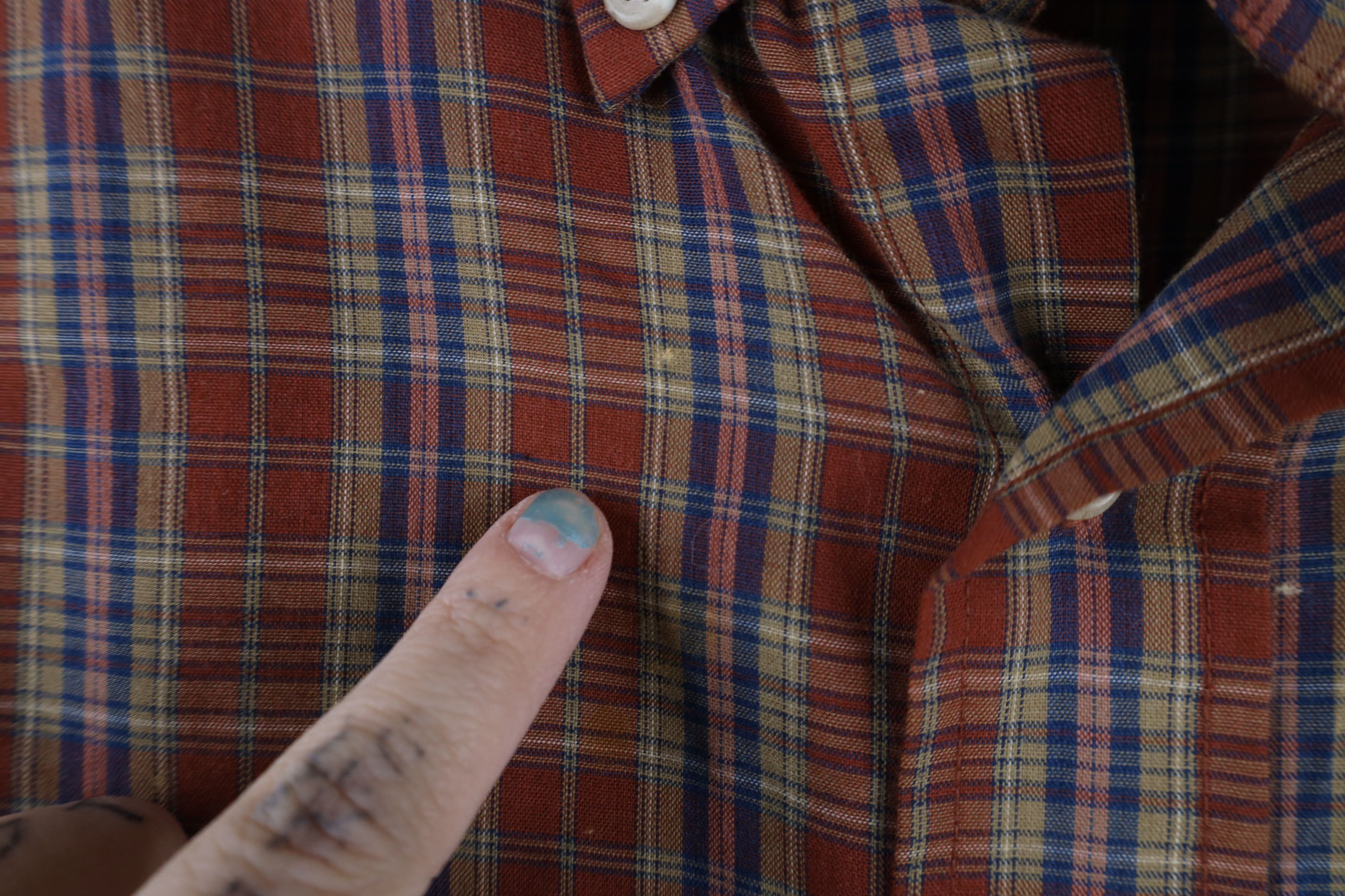 Levi's × Vintage Vintage 80s Levis Fit Collared Button Down Shirt Plaid Size US XL / EU 56 / 4 - 6 Thumbnail
