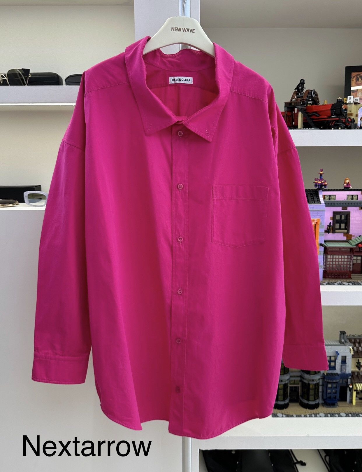 Balenciaga Balenciaga Logo letter printed lapel long sleeved shirt Size US S / EU 44-46 / 1 - 1 Thumbnail