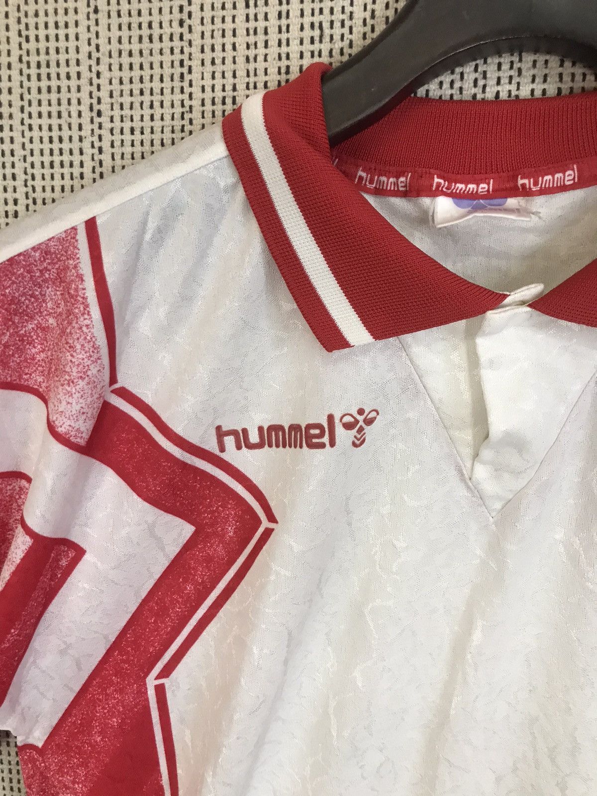 Hummel ‼️VINTAGE 90s DEMARK SOCCER JERSEY HUMMEL‼️ Size US M / EU 48-50 / 2 - 2 Thumbnail