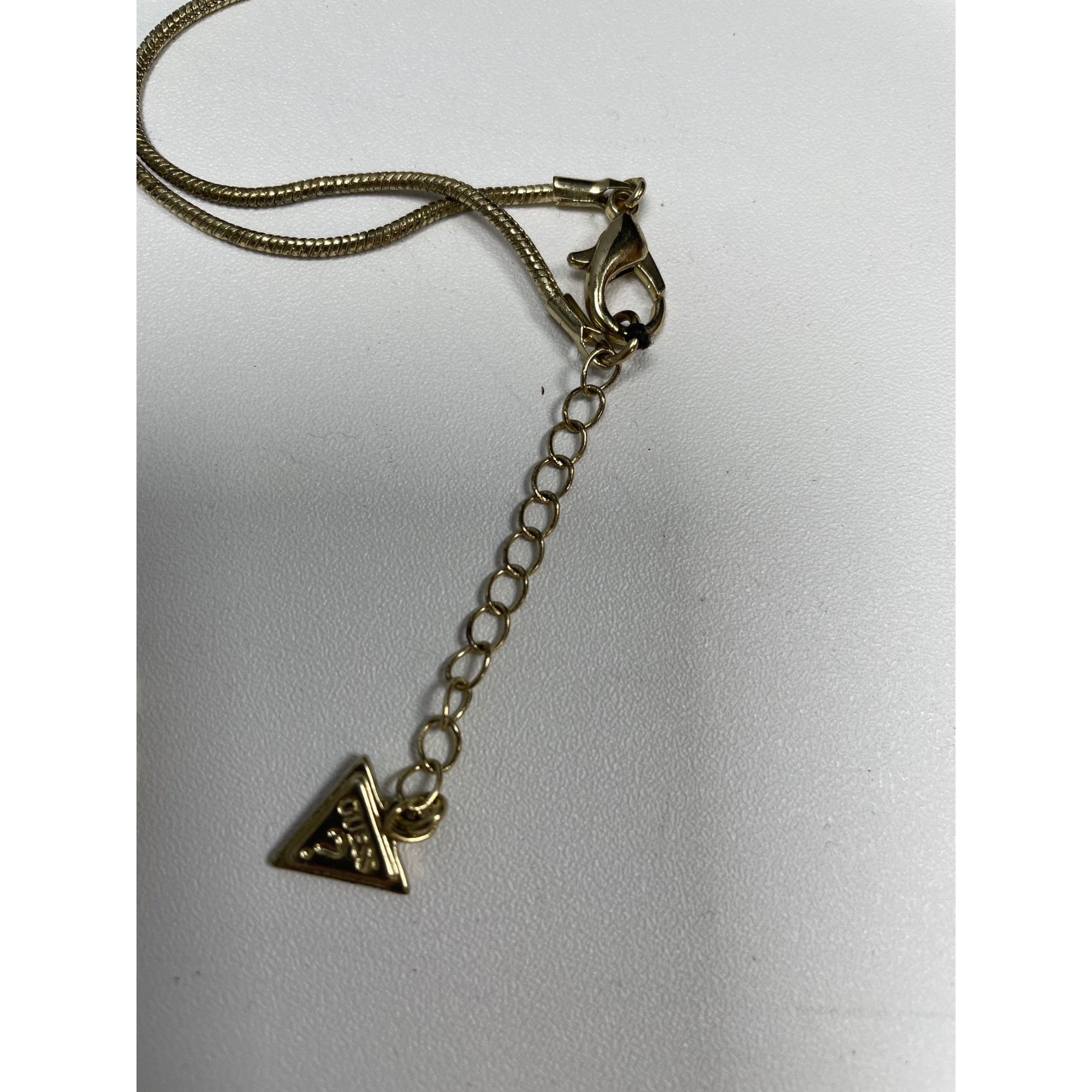 Guess Guess wms gold plated faux diamonds 20" charmed necklace SKU Size ONE SIZE - 4 Thumbnail