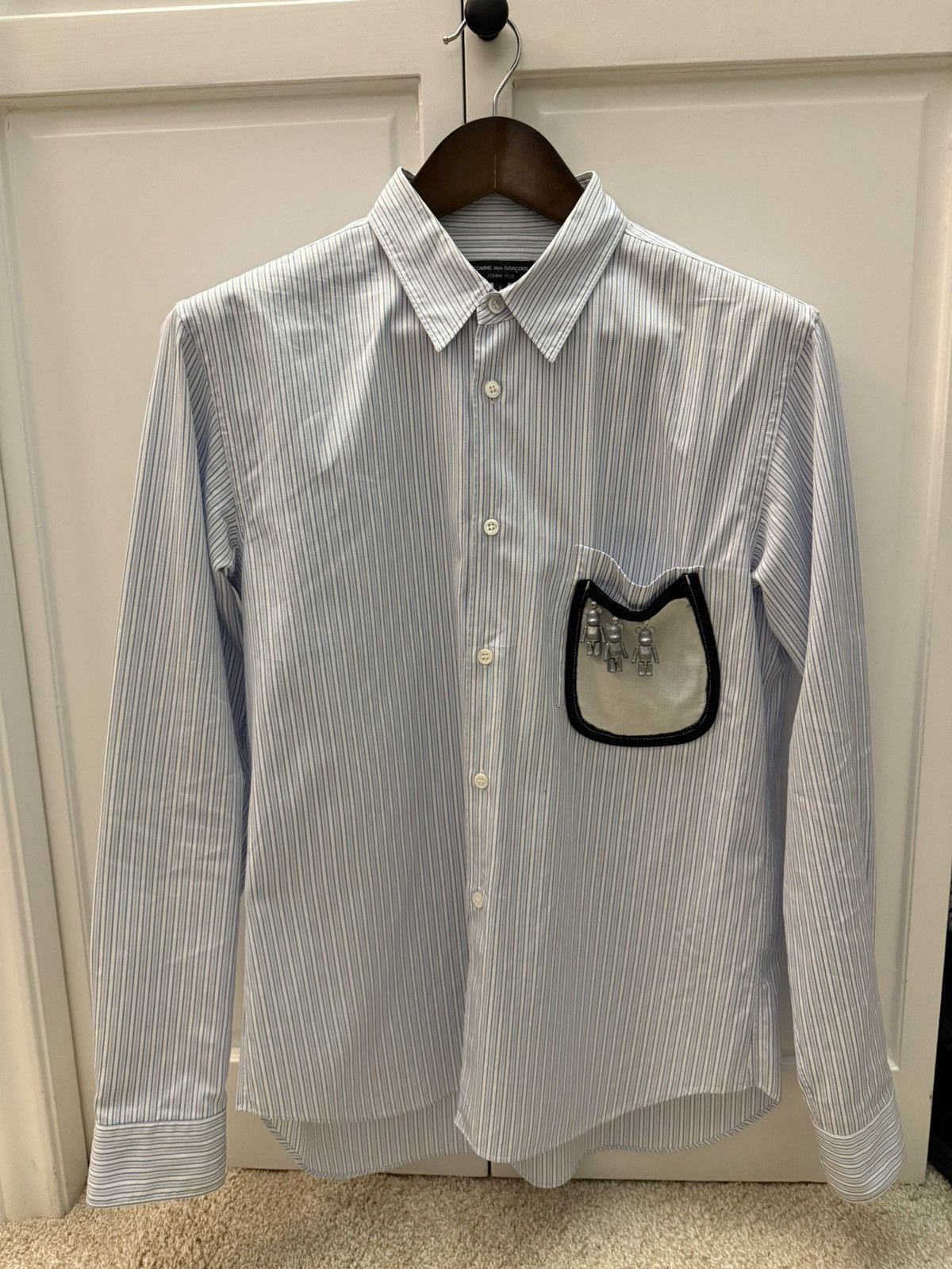Comme des Garcons Homme Plus SS09 Bearbrick Button Up Shirt Size US S / EU 44-46 / 1 - 1 Thumbnail