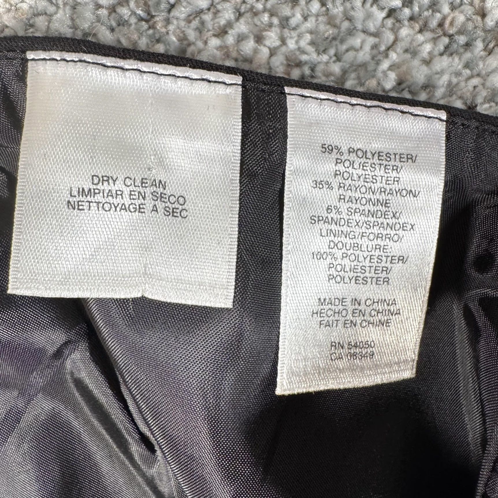Evan Picone Evan-Picone Skirt Size 14P Petite Stretch Core Suiting Minimalist Career Classic Size 36" / US 14 / IT 50 - 7 Thumbnail