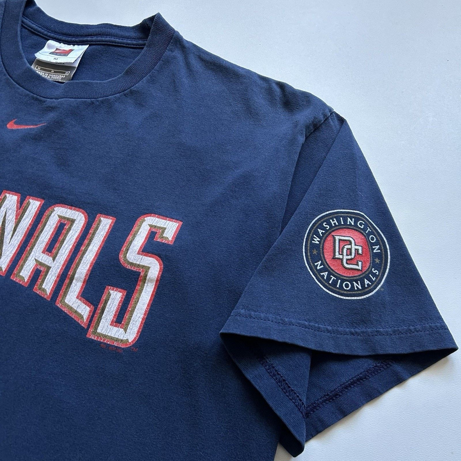 MLB × Nike × Vintage Vintage Washington Nationals Nike Shirt Medium Center Swoosh Size US M / EU 48-50 / 2 - 3 Thumbnail