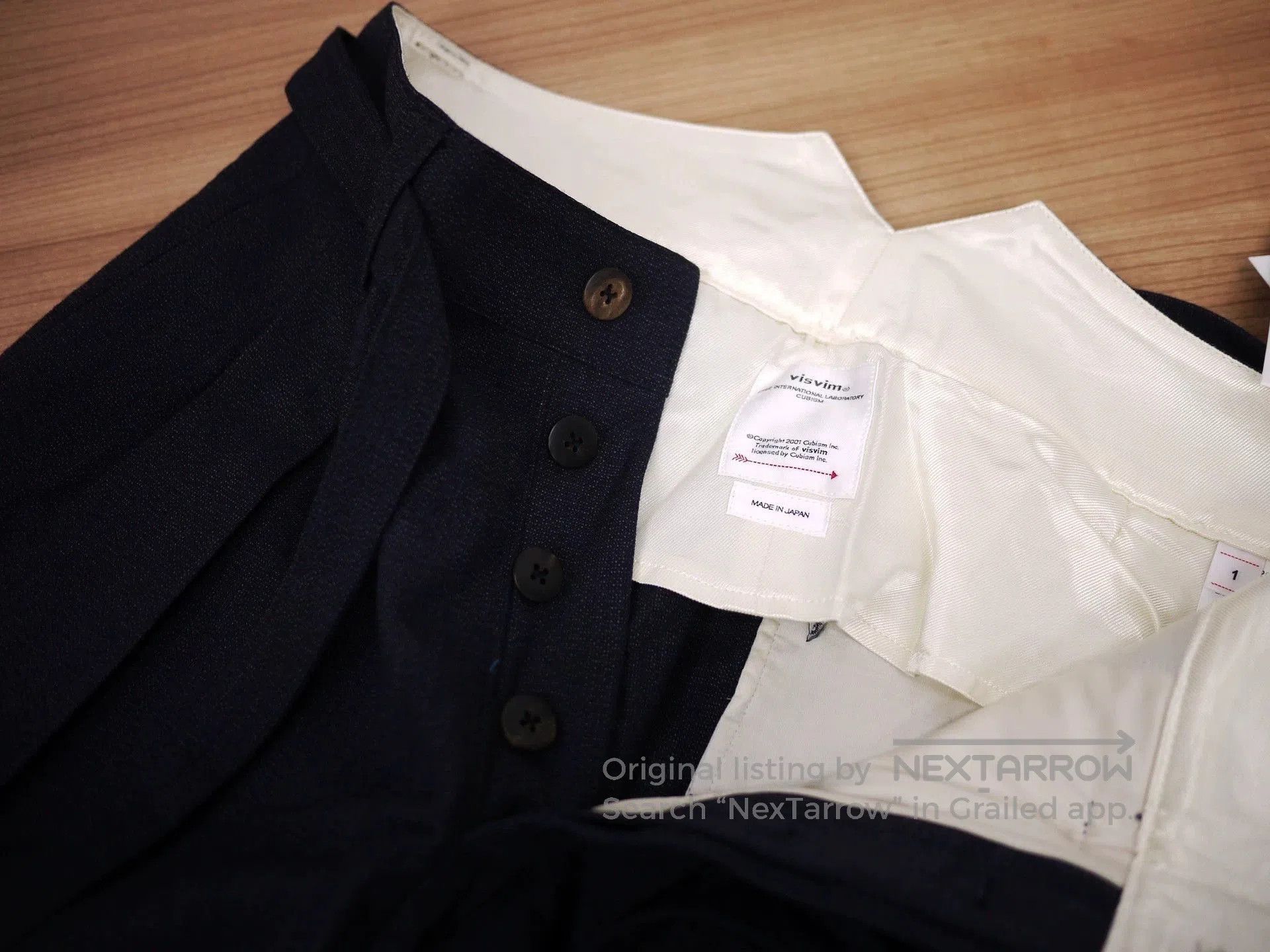 Visvim Blue Casual Pants with Belt - Size 30. Size US 30 / EU 46 - 5 Thumbnail