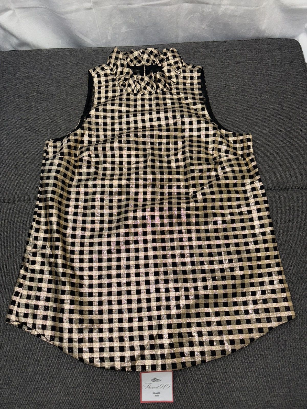 J.Crew New J. Crew Sleeveless Top Black and Gold Size XXS Size XXS / US 00 / IT 34 - 1 Thumbnail