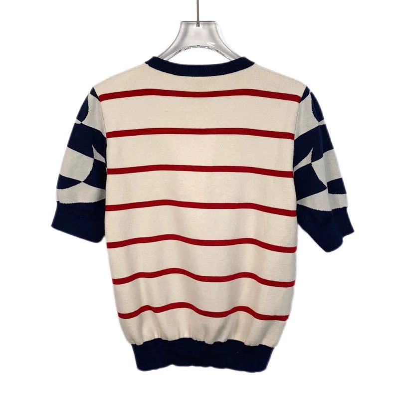 Louis Vuitton Louis Vuitton Color-block logo presbyopic striped mulberry Size XS / US 0-2 / IT 36-38 - 2 Thumbnail