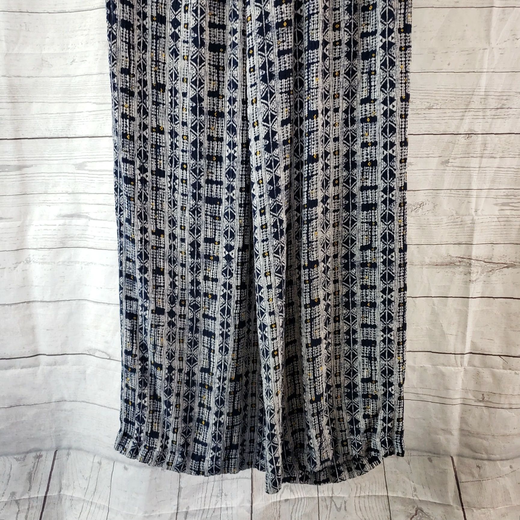 Vintage Knox Rose Womens Pull On Pants XS Blue Yellow Tassels Rayon High Rise Pants Ladies XS Blue Tassel Rayon High Rise Size 26" / US 2 / IT 38 - 5 Thumbnail