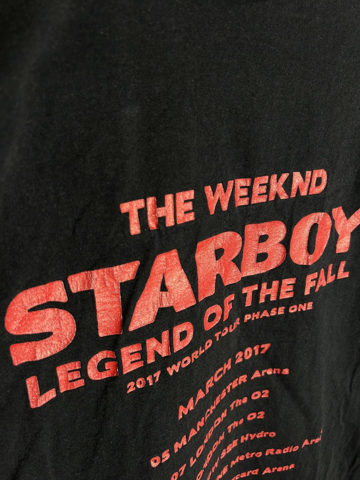The Weeknd The Weeknd starboy 2017 tour t shirt Size US L / EU 52-54 / 3 - 8 Thumbnail