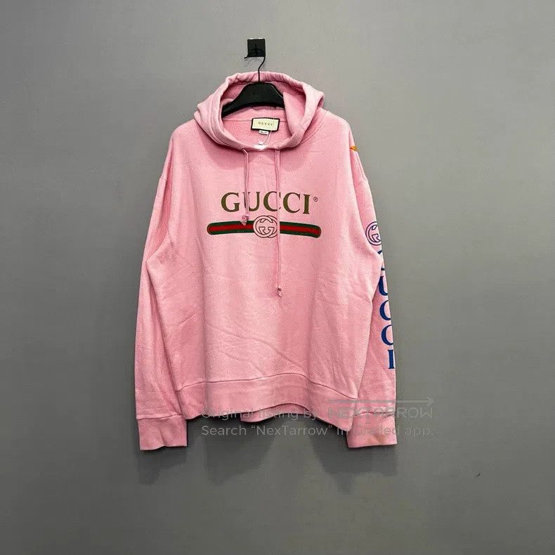 Gucci Gucci Cherry blossom pink heavy industry embroidered belt Size US XL / EU 56 / 4 - 1 Thumbnail