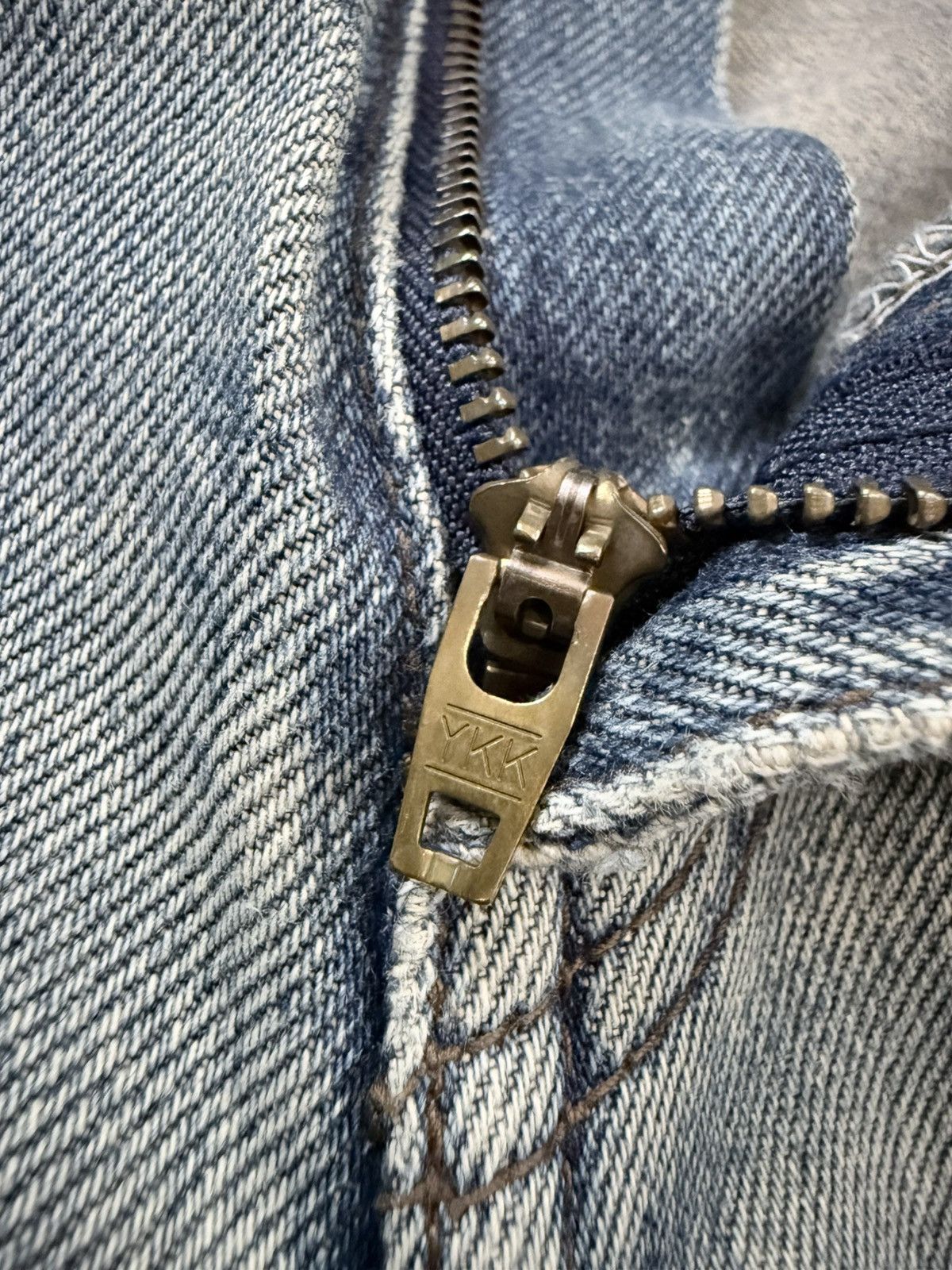 Japanese Brand Vintage Japanese Fade Aging Bobson Straight Distressed Denim Size US 30 / EU 46 - 14 Thumbnail