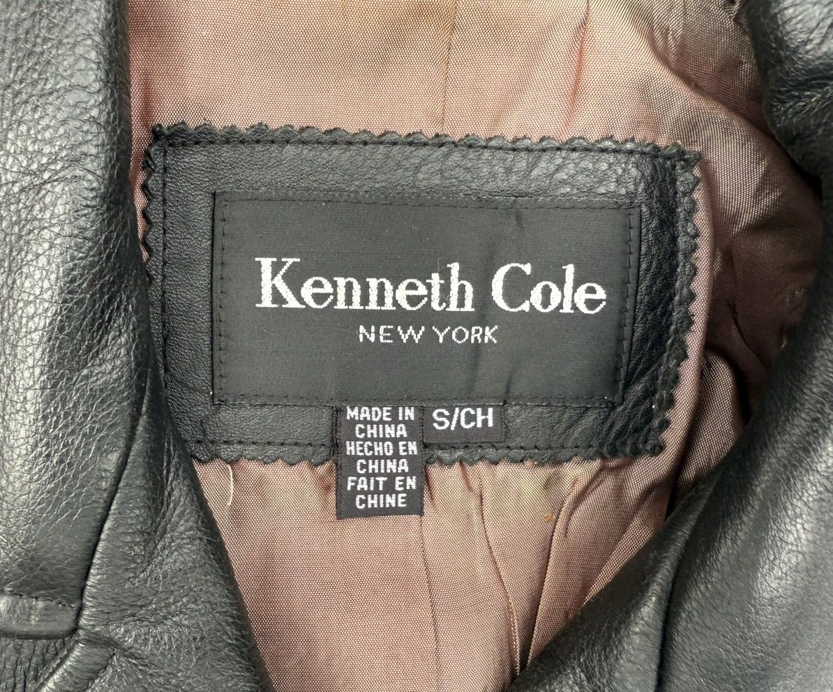 Kenneth Cole Vintage 1990s Kenneth Cole Lined Leather Jacket Size US M / EU 48-50 / 2 - 6 Thumbnail
