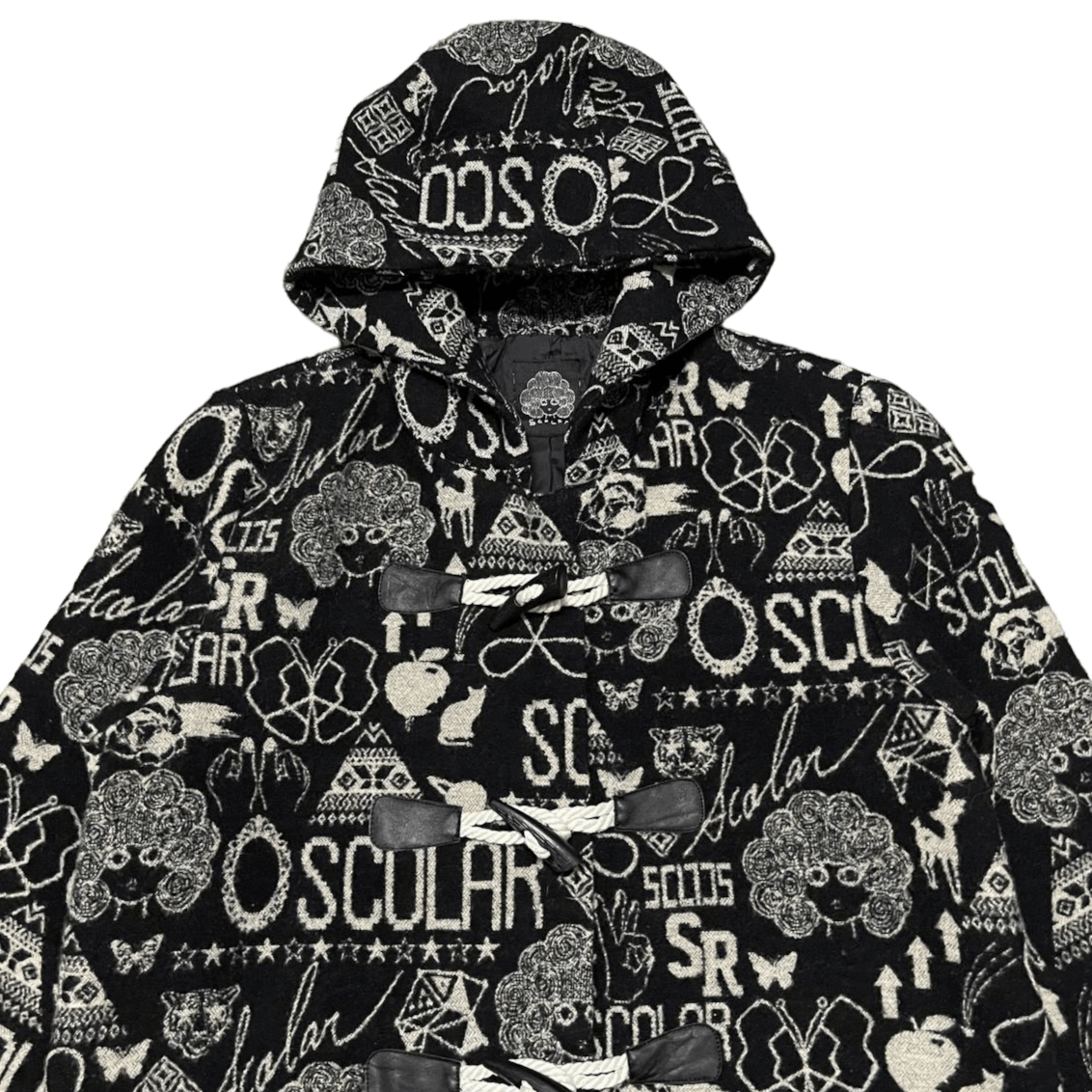Japanese Brand Vintage Scolar Japanese Wool Coat All Overprint Jacket Size US M / EU 48-50 / 2 - 2 Thumbnail