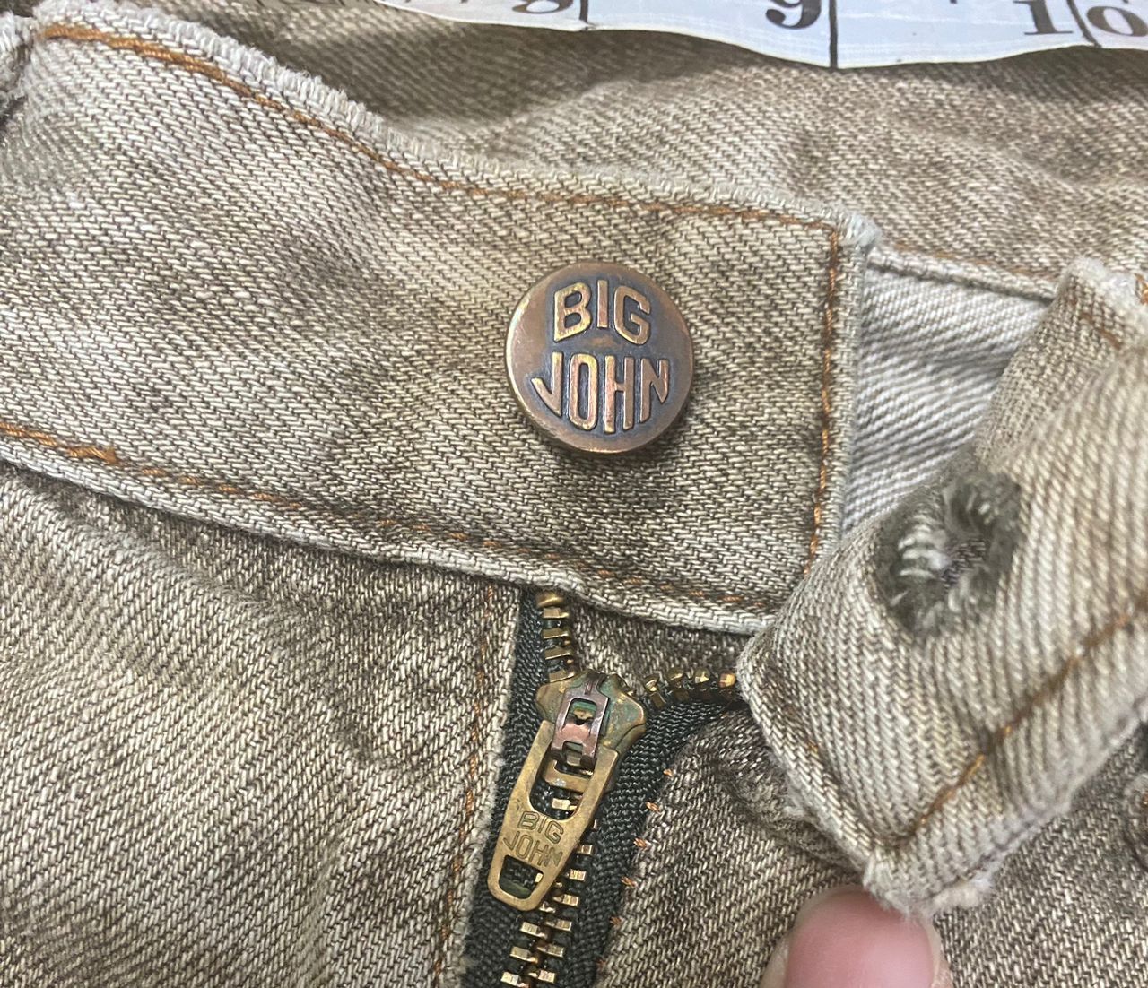 Big John 💥DELETE💥VINTAGE BIG JOHN WORK DISTRESSED DENIM Size US 30 / EU 46 - 14 Thumbnail