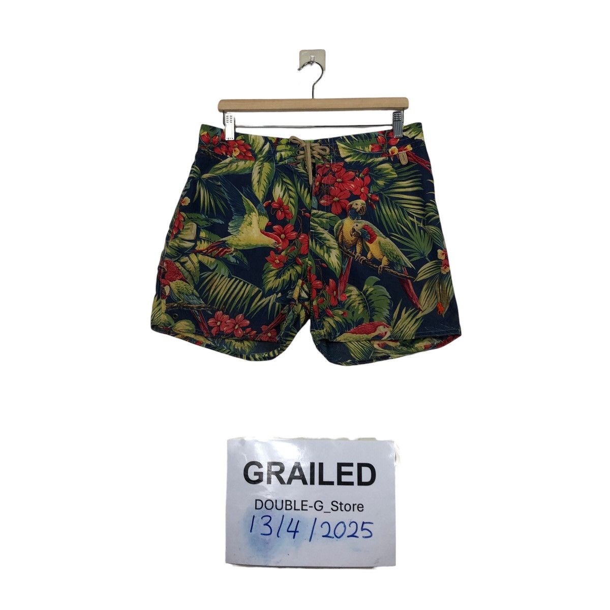 Polo Ralph Lauren 📌Vintage Short Pants Full Print Forest Polo Ralph Lauren Size US 32 / EU 48 - 1 Thumbnail