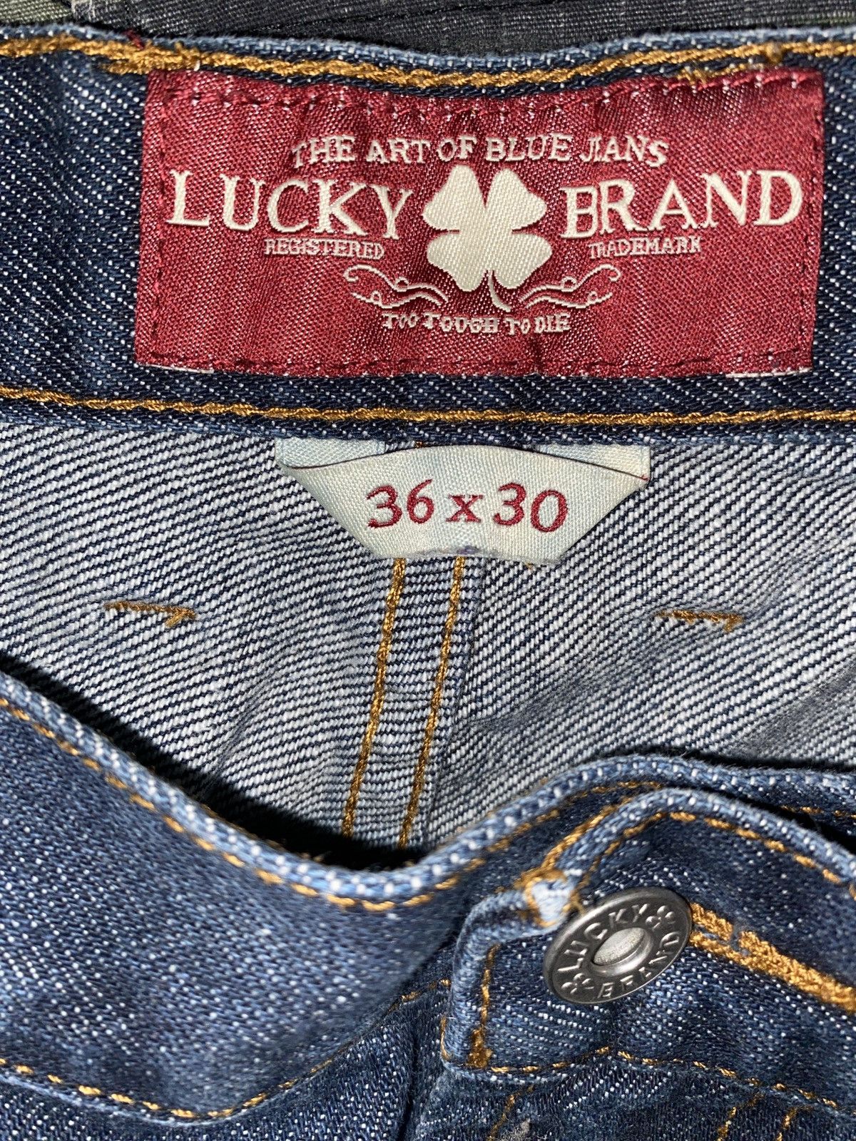 Vintage Vintage Y2K JNCO Style Lucky Brand Jeans Size US 36 / EU 52 - 6 Thumbnail