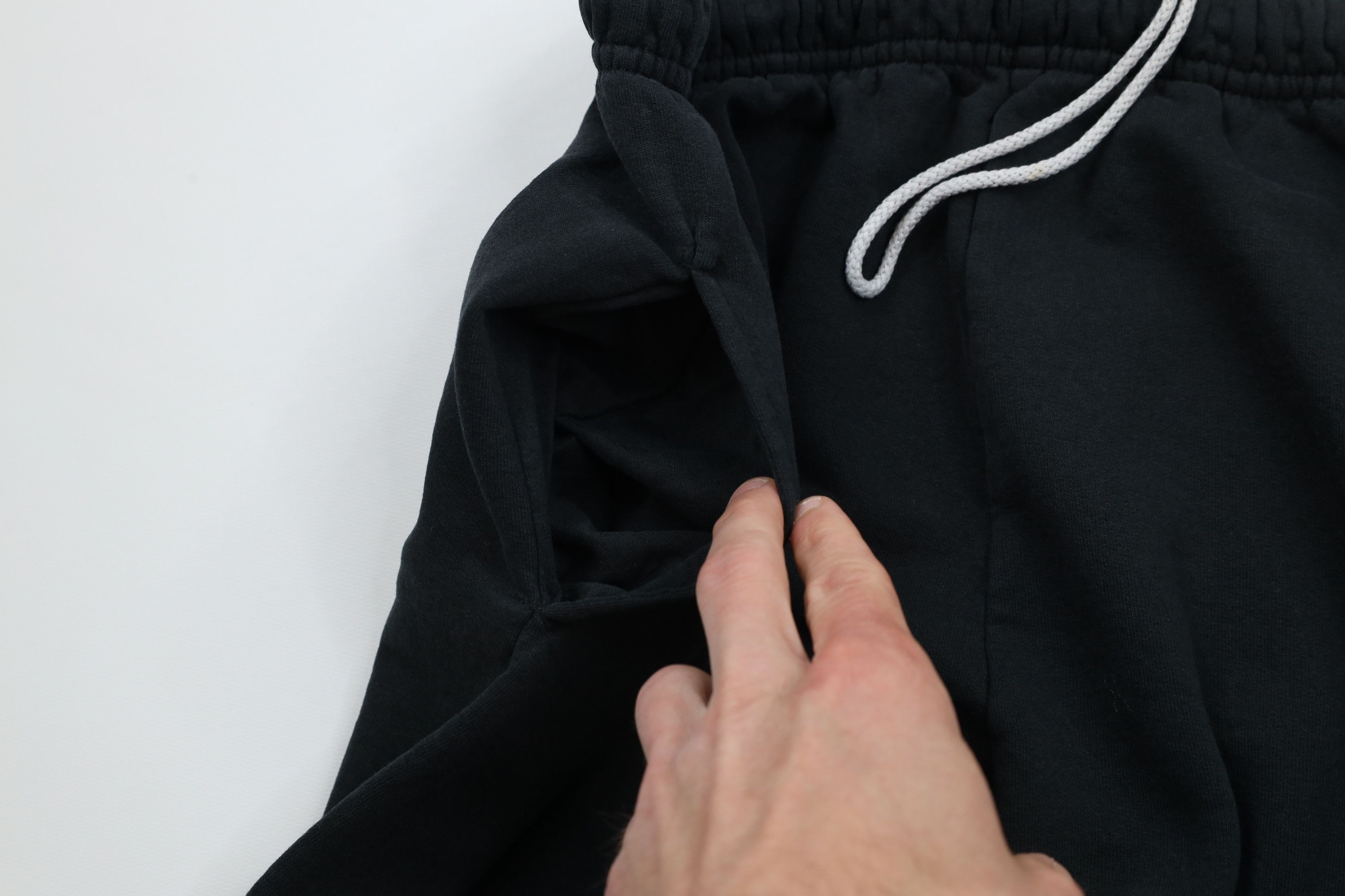 Vintage Vintage 90s Streetwear Blank Sweatpants Pants Black Size US 34 / EU 50 - 8 Thumbnail