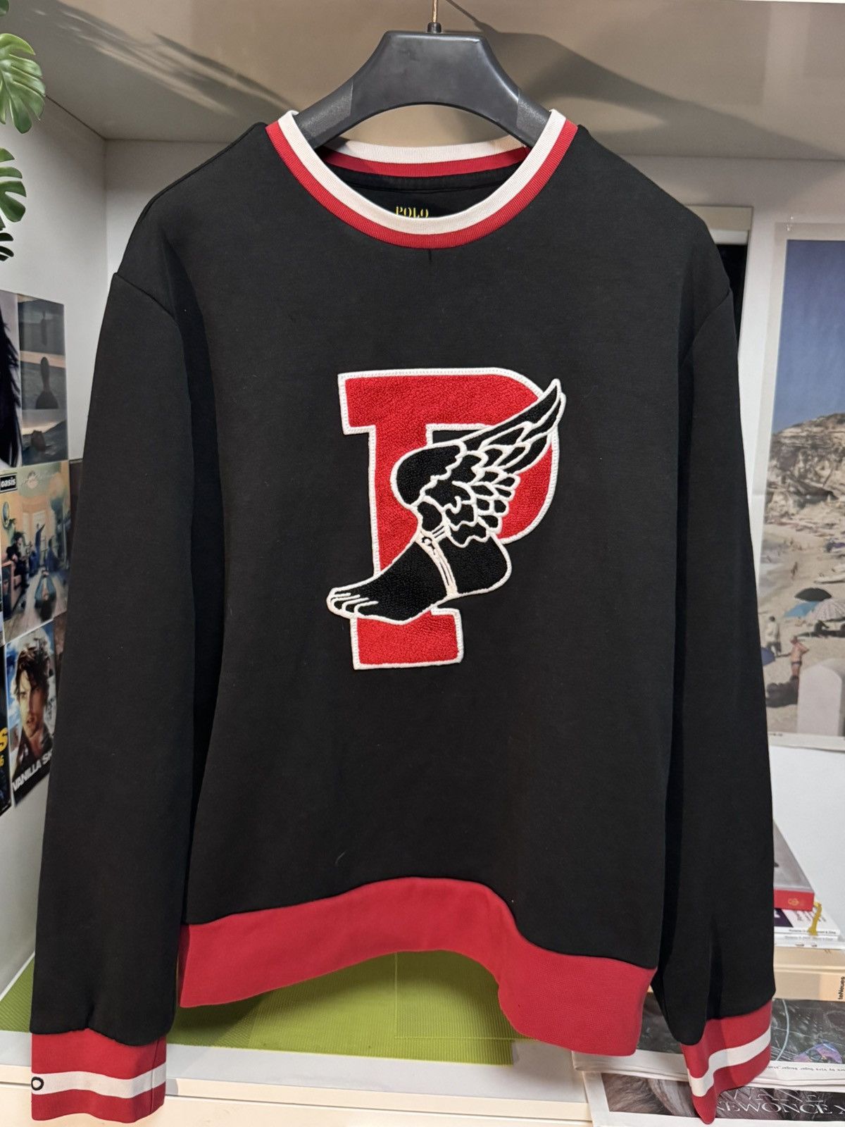 Polo Ralph Lauren Sweatshirt P Wing Stadium 1992 Sweater