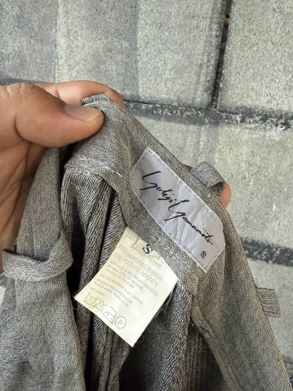 Yohji Yamamoto YOHJI YAMAMOTO SIGNATURE RAYON PANT "VINTAGE" Size 23" - 12 Thumbnail
