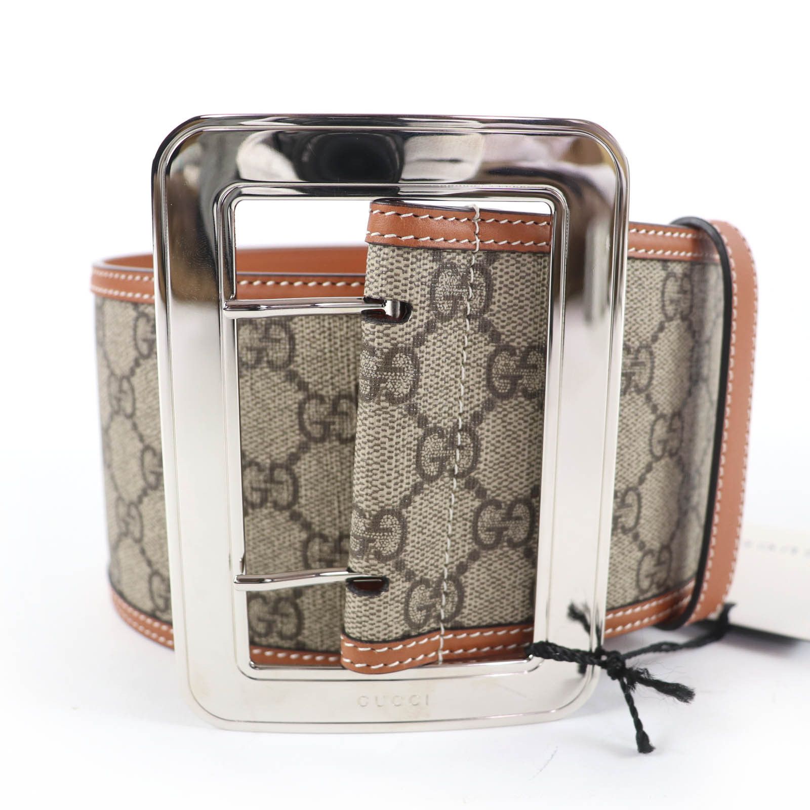 Gucci Gucci Gucci GG Supreme Wide Belt Textile Belt 718505 DUTY FREE for USA Size ONE SIZE - 1 Thumbnail