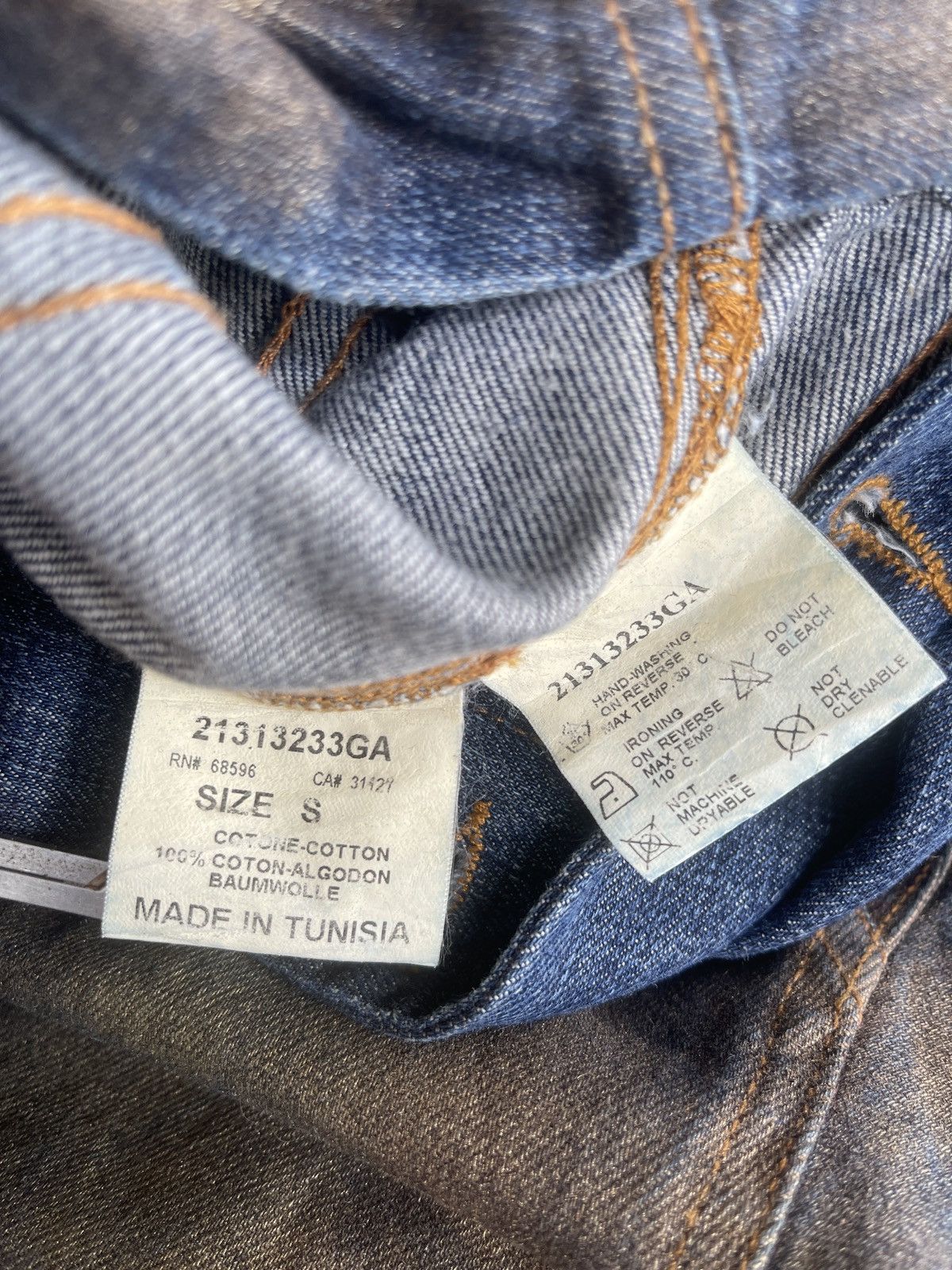 DKNY DKNY Dye Denim LongCoat Size S / US 4 / IT 40 - 9 Thumbnail