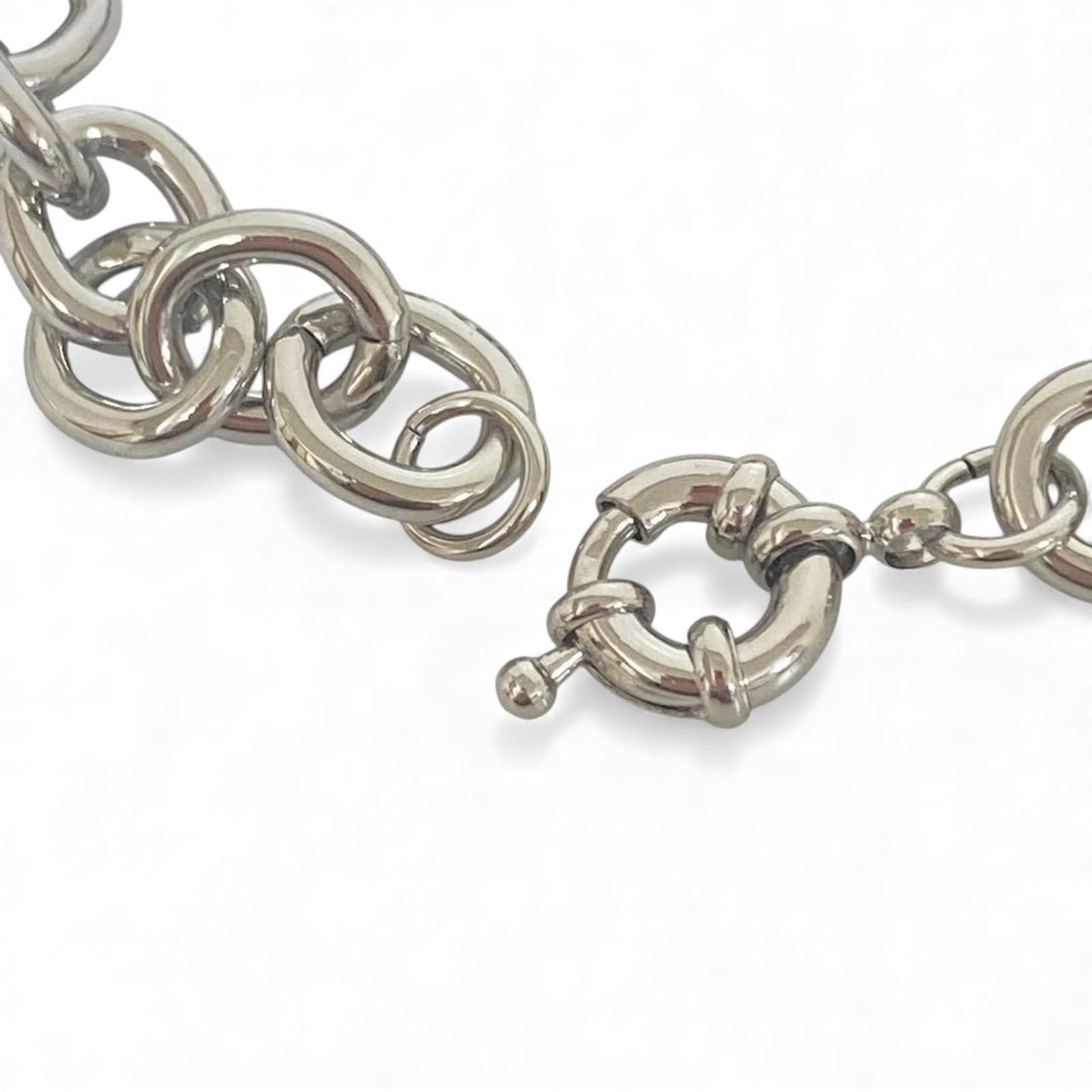 Vivienne Westwood Vivienne Westwood - Silver Chain Necklace Orb Pendant Size ONE SIZE - 6 Thumbnail