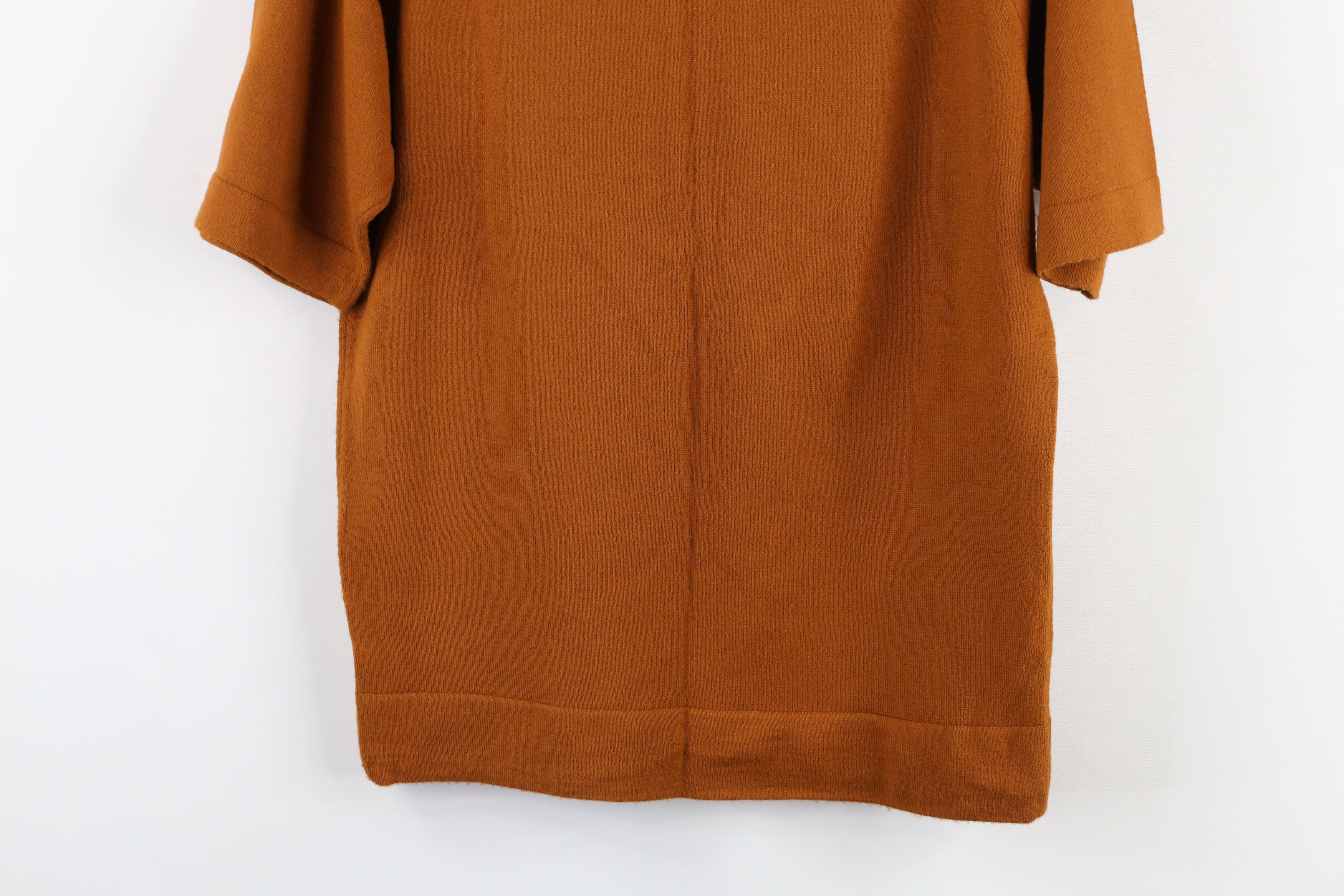 Vintage Vintage 50s 60s Streetwear Short Sleeve Sweater Brown USA Size US S / EU 44-46 / 1 - 8 Thumbnail