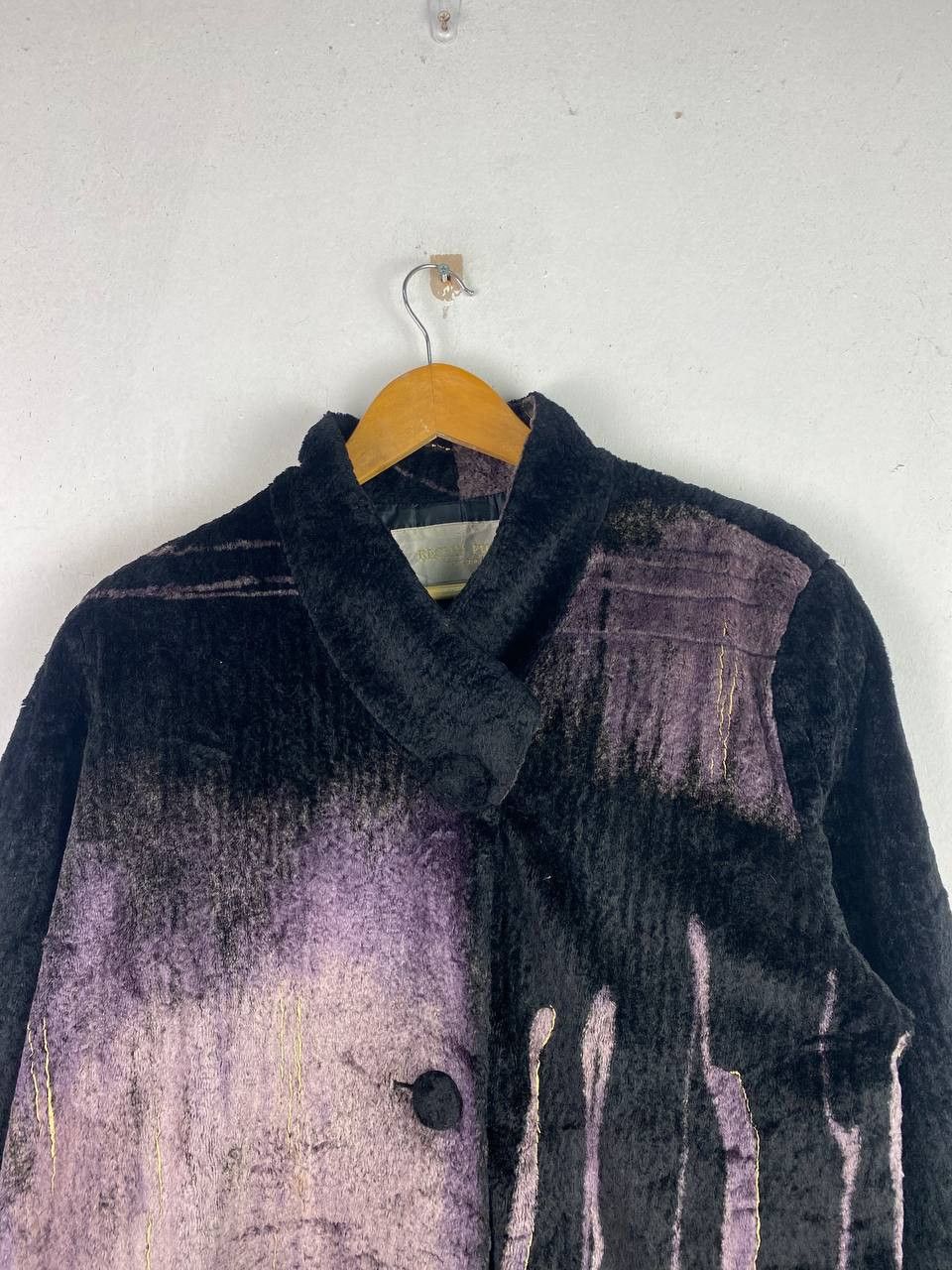 Japanese Brand Vintage Rare Design Mohair Jacket Size US L / EU 52-54 / 3 - 3 Thumbnail