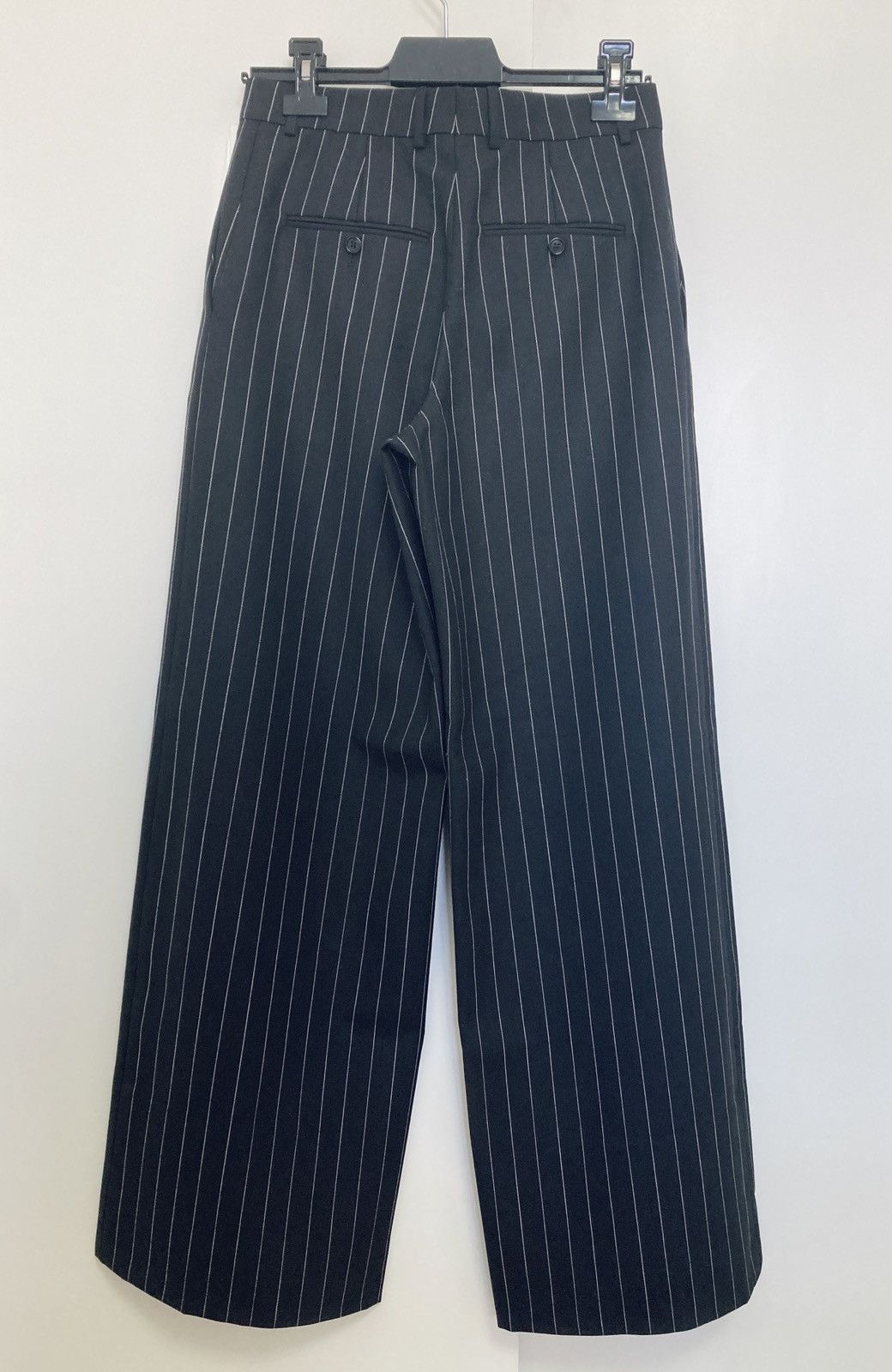 Celine CELINE 22SS BY HEDI SILIMANE Pinstripe Wide Leg Pants Size US 30 / EU 46 - 5 Thumbnail