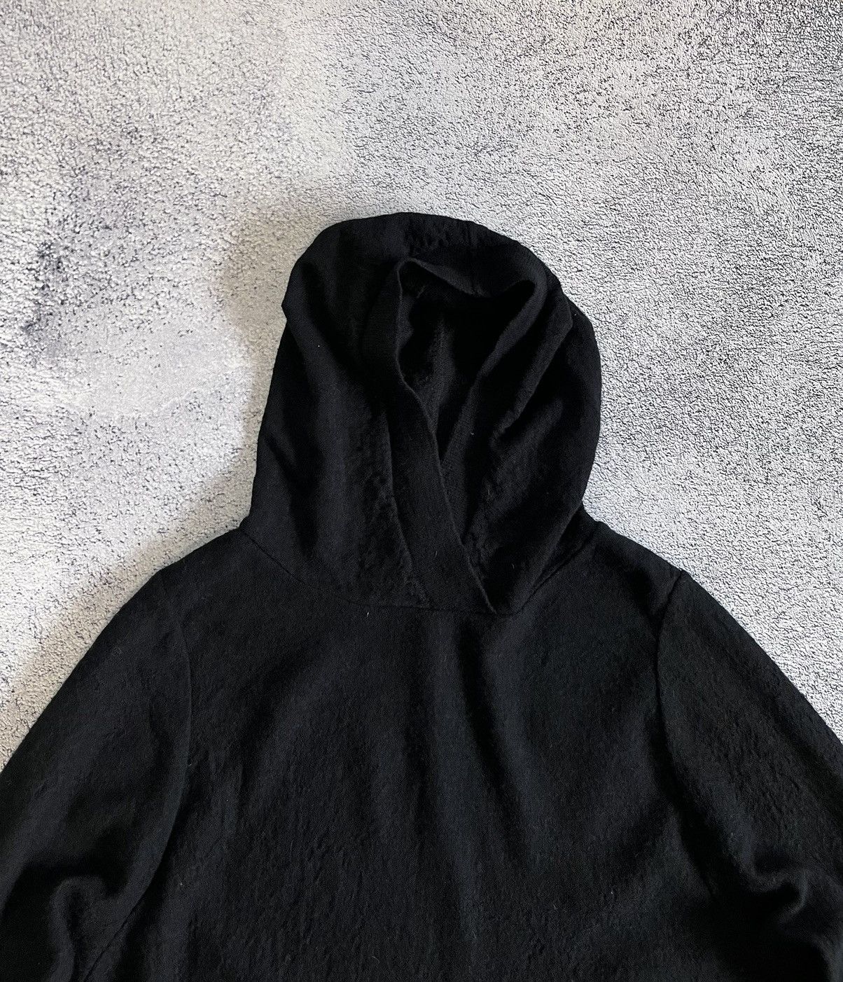 OSKA Oska Women Hoodie 100% Wool Black Oversized Hooded Size 1 Size ONE SIZE - 4 Thumbnail