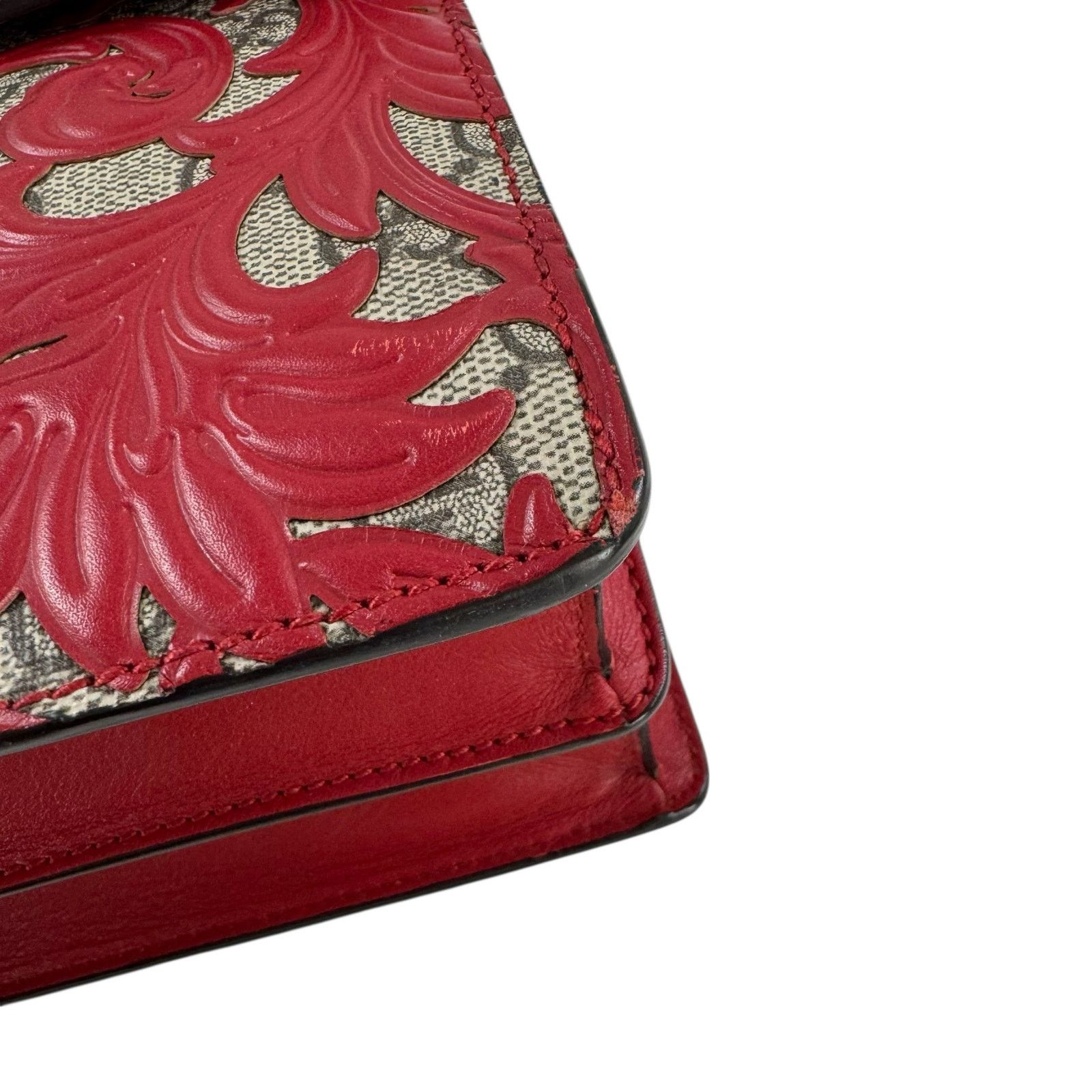 Gucci Gucci Monogram Supreme Arabesque Dionysus Shoulder Bag Size ONE SIZE - 17 Thumbnail