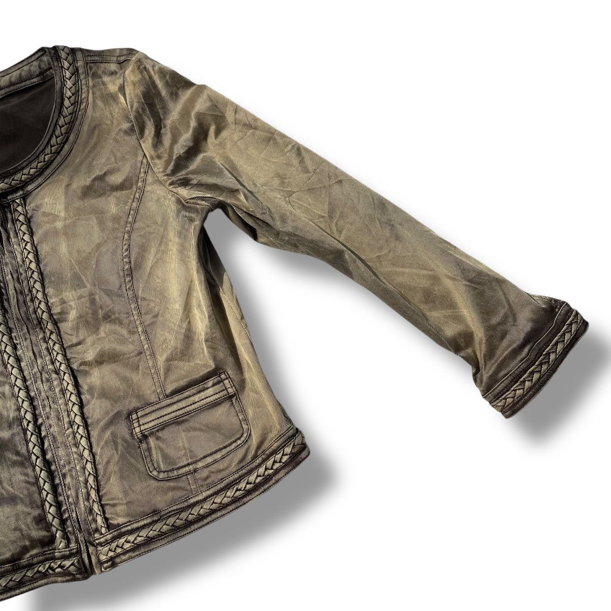 Le Grande Bleu (L.G.B.) 🇯🇵 PLUSIV FULL ZIP CROPPED WAXED JACKET Size M / US 6-8 / IT 42-44 - 5 Thumbnail