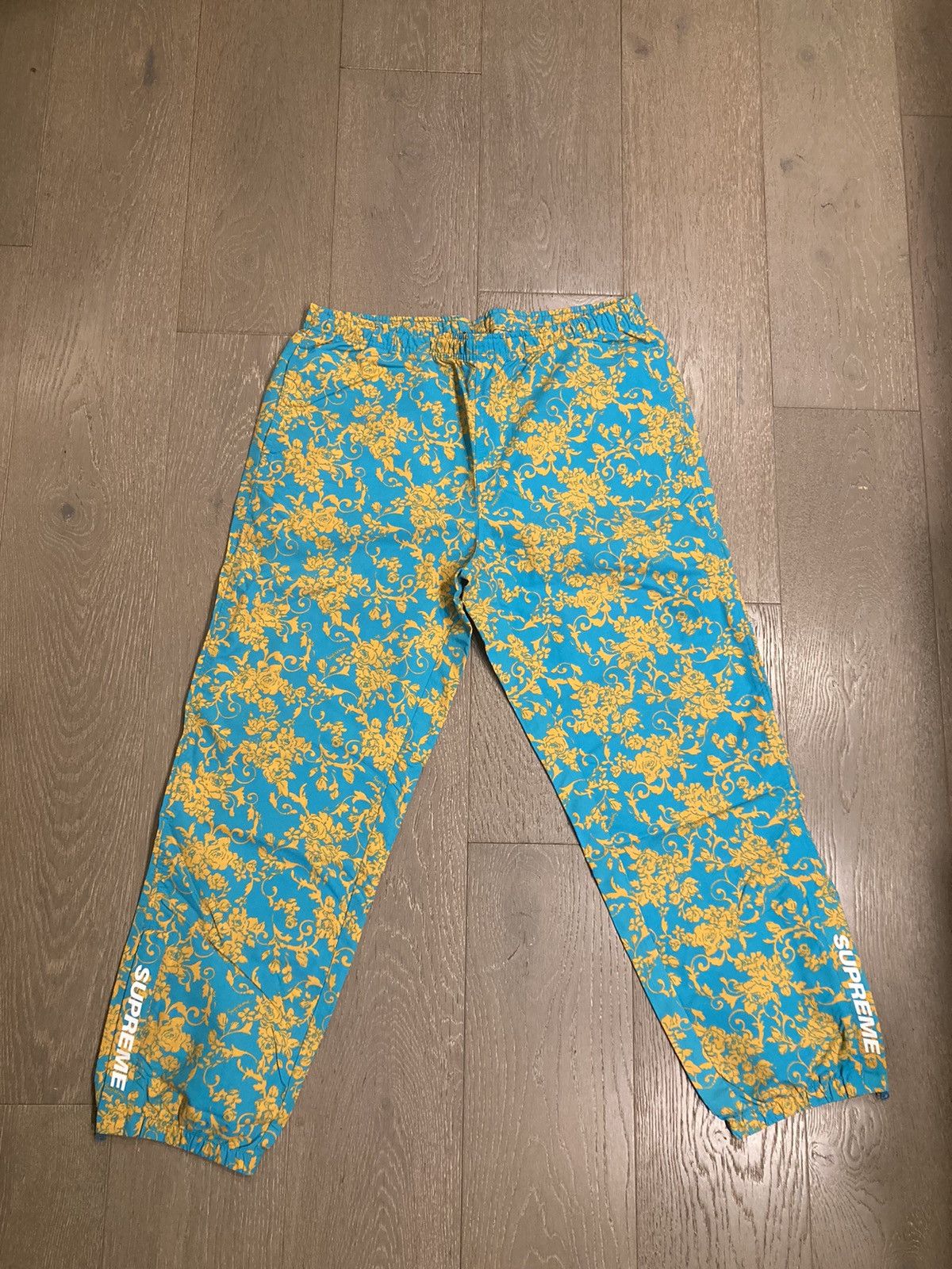 image of Supreme Warm Up Pants in Teal, Men's (Size 36)