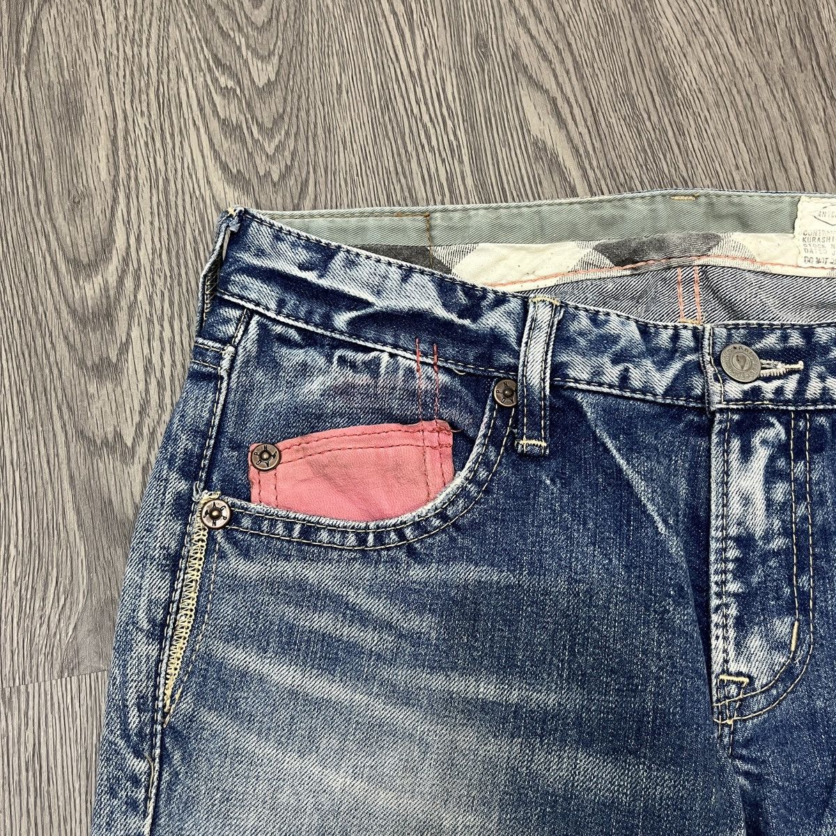If Six Was Nine Antgauge Platinum - Acid Wash Distressed Denim Lgb Style Size US 28 / EU 44 - 5 Thumbnail