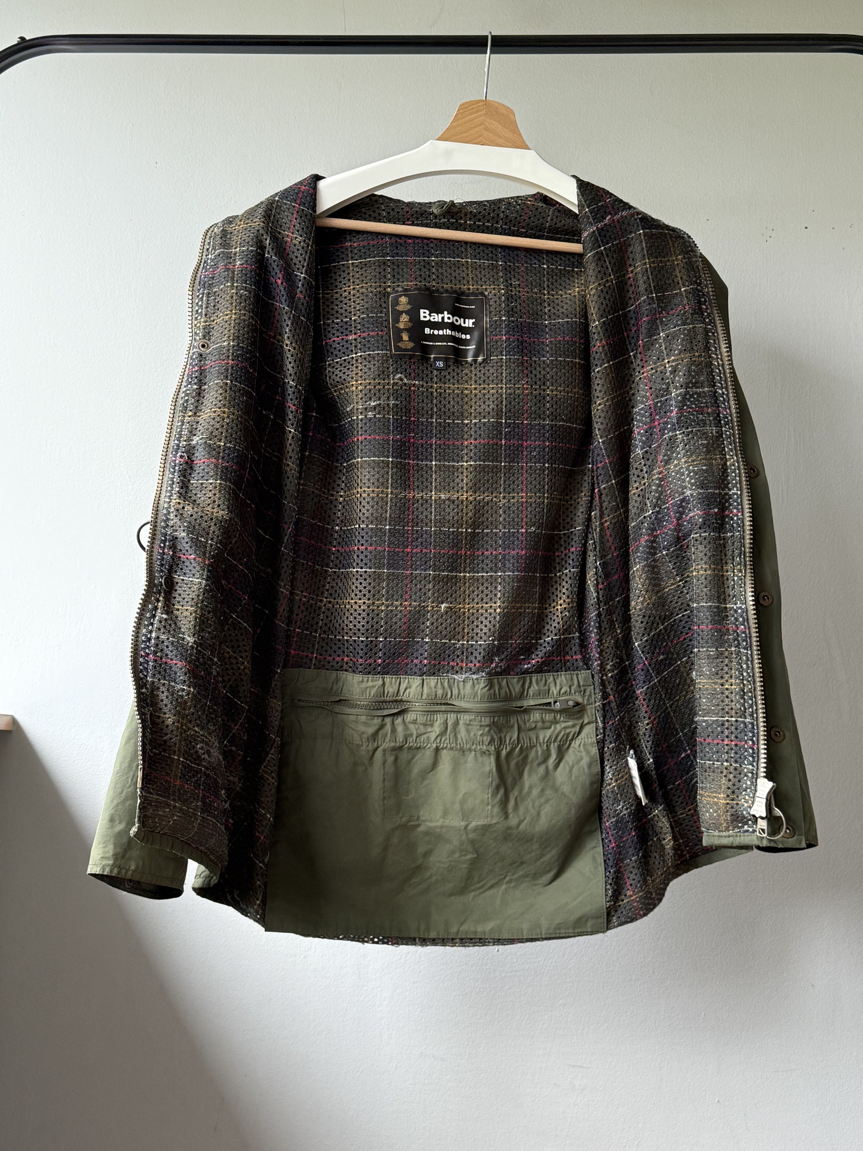 Barbour Barbour T80 Durham Stowaway Classic Breathables Hood Jacket Size US XS / EU 42 / 0 - 3 Thumbnail