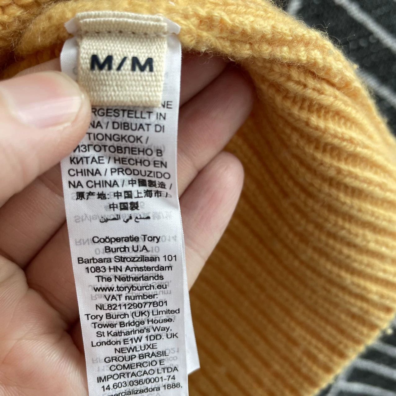 Tory Burch Tory Burch Yellow Cashmere Sweater M Near New Worn Once Size M / US 6-8 / IT 42-44 - 4 Thumbnail