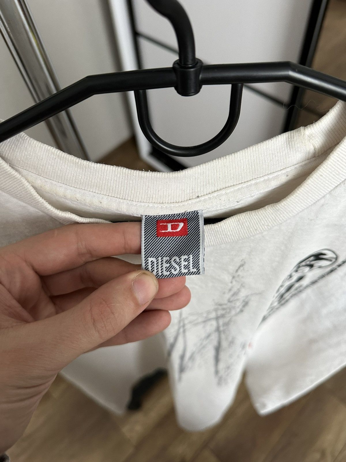 Diesel Diesel Vintage Big Logo T-Shirt 90s Size US XL / EU 56 / 4 - 9 Thumbnail
