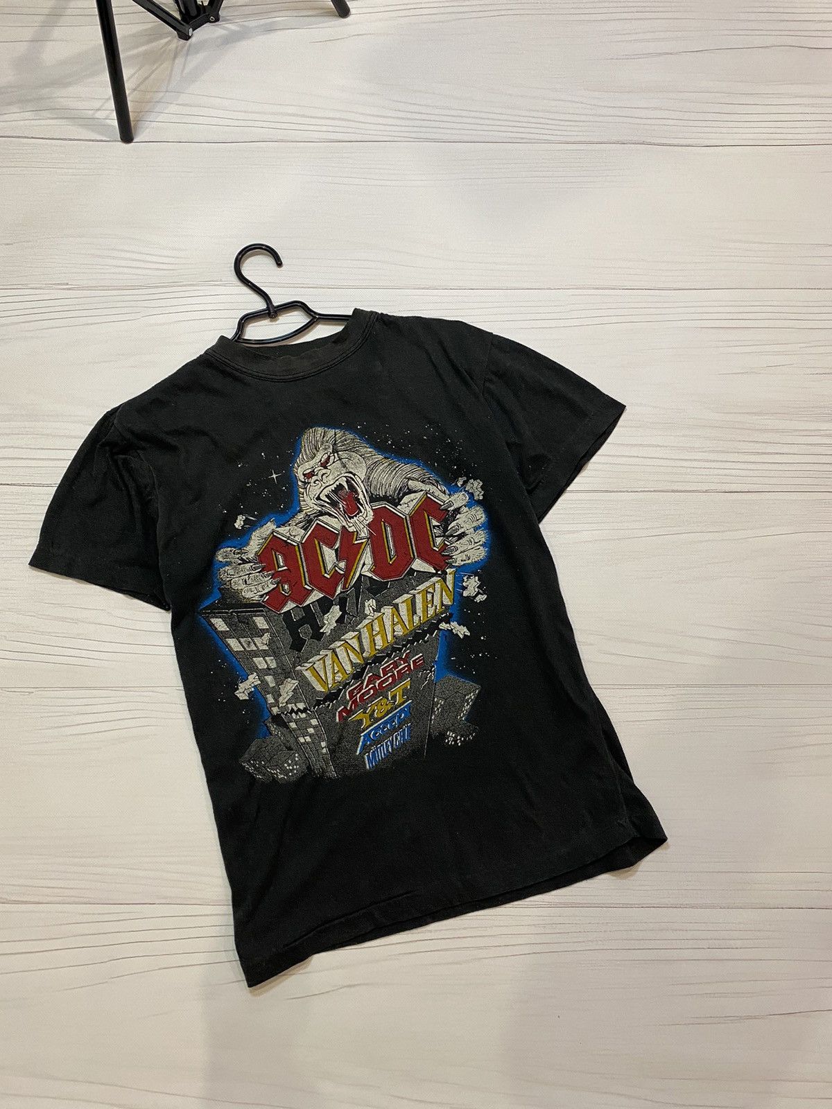 AC/DC × Band Tees × Vintage Rare vintage Monster of Rock 1984 AC/DC Van Hallen and other Size US S / EU 44-46 / 1 - 1 Thumbnail