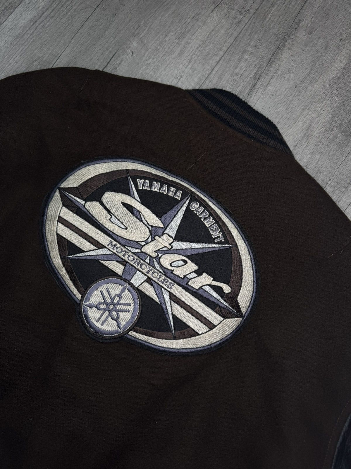 Leather × Yamaha Yamaha vintage bomber leather jacket L avant garde Size US L / EU 52-54 / 3 - 4 Thumbnail
