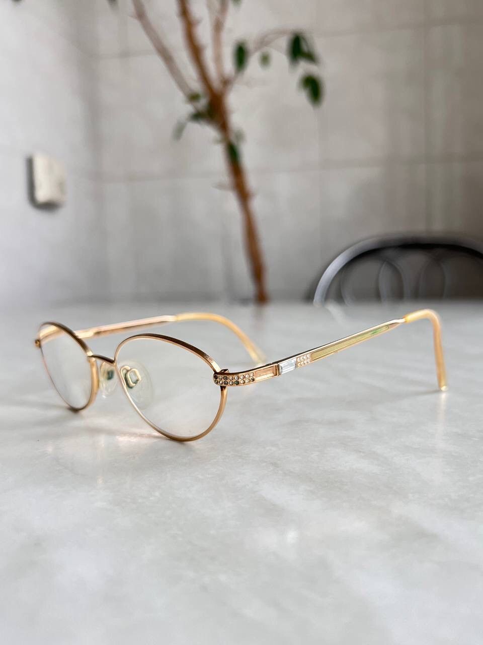 Swarovski Vintage Daniel Swarovski 80's 90's Oval Glasses Eyeglasses Size ONE SIZE - 1 Thumbnail