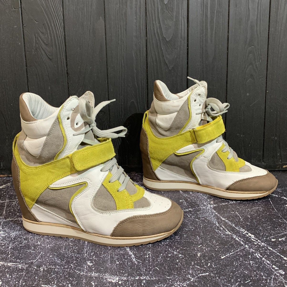 Genuine Leather OXMOX Women’s Leather Platform shoes 36 Isabel Marant Style Size US 6 / IT 36 - 2 Thumbnail