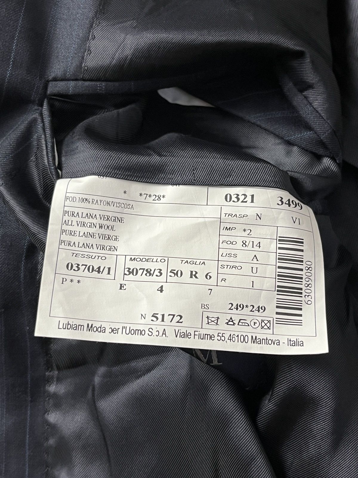 Lubiam Ermenegildo Zegna Lubiam Two-Button 2 Piece Suit Italy Size 50R - 9 Thumbnail