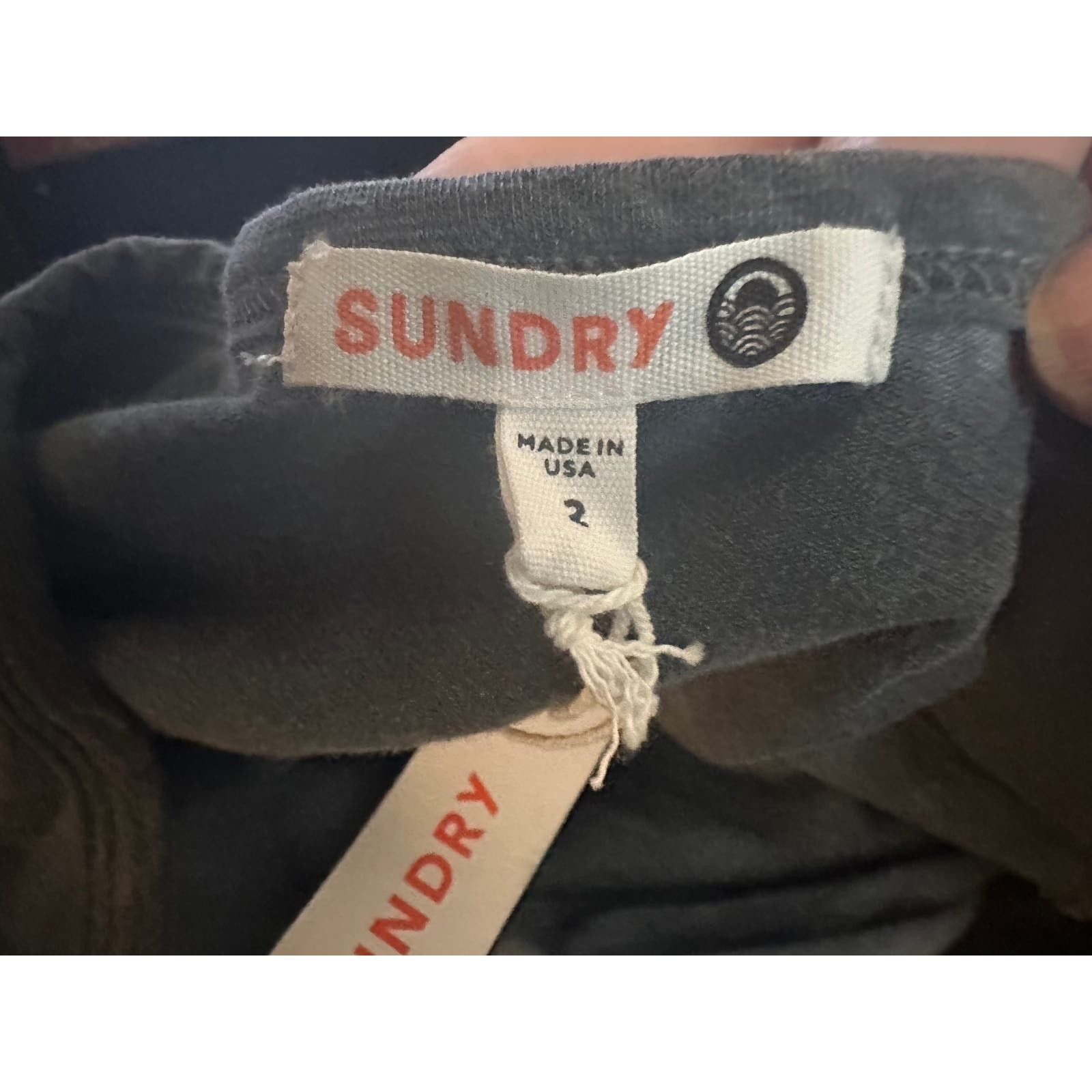 Sundry Sundry Maxi Dress in Gray with Liner, size M, NWT Size M / US 6-8 / IT 42-44 - 4 Thumbnail