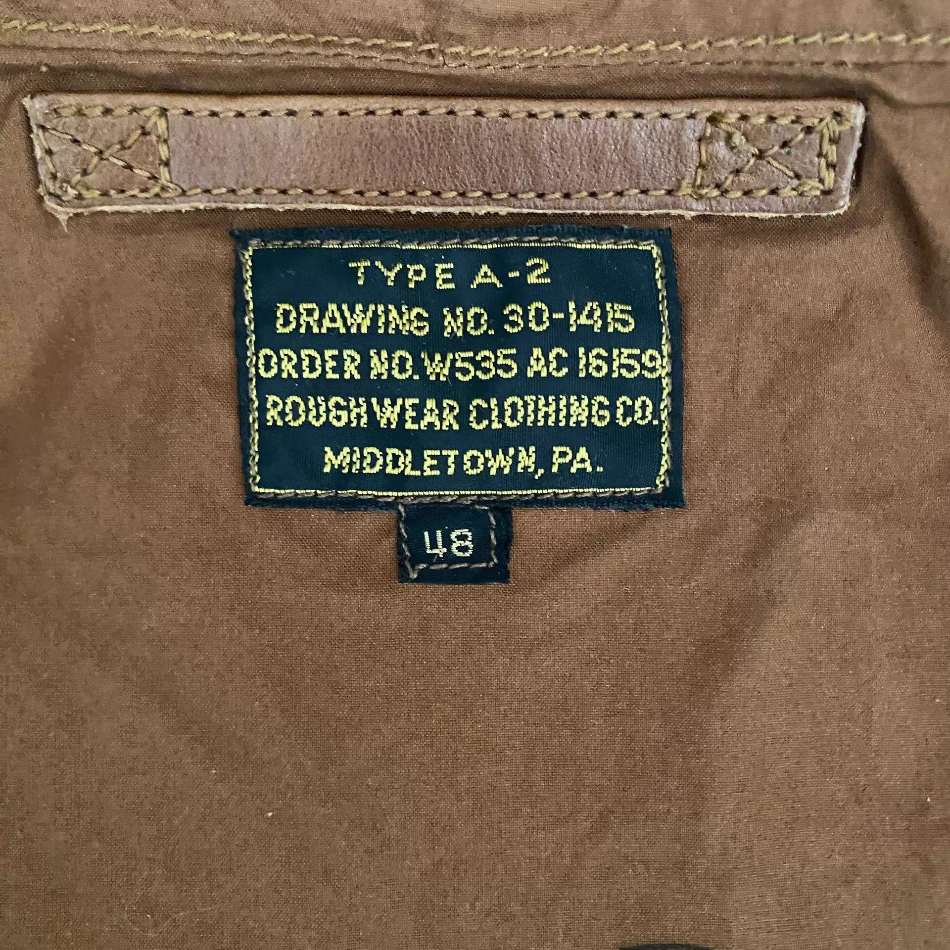 Eastman Leather Clothing Eastman Leather Distressed Horsehide A2 Jacket Dark Brown Size US M / EU 48-50 / 2 - 3 Thumbnail