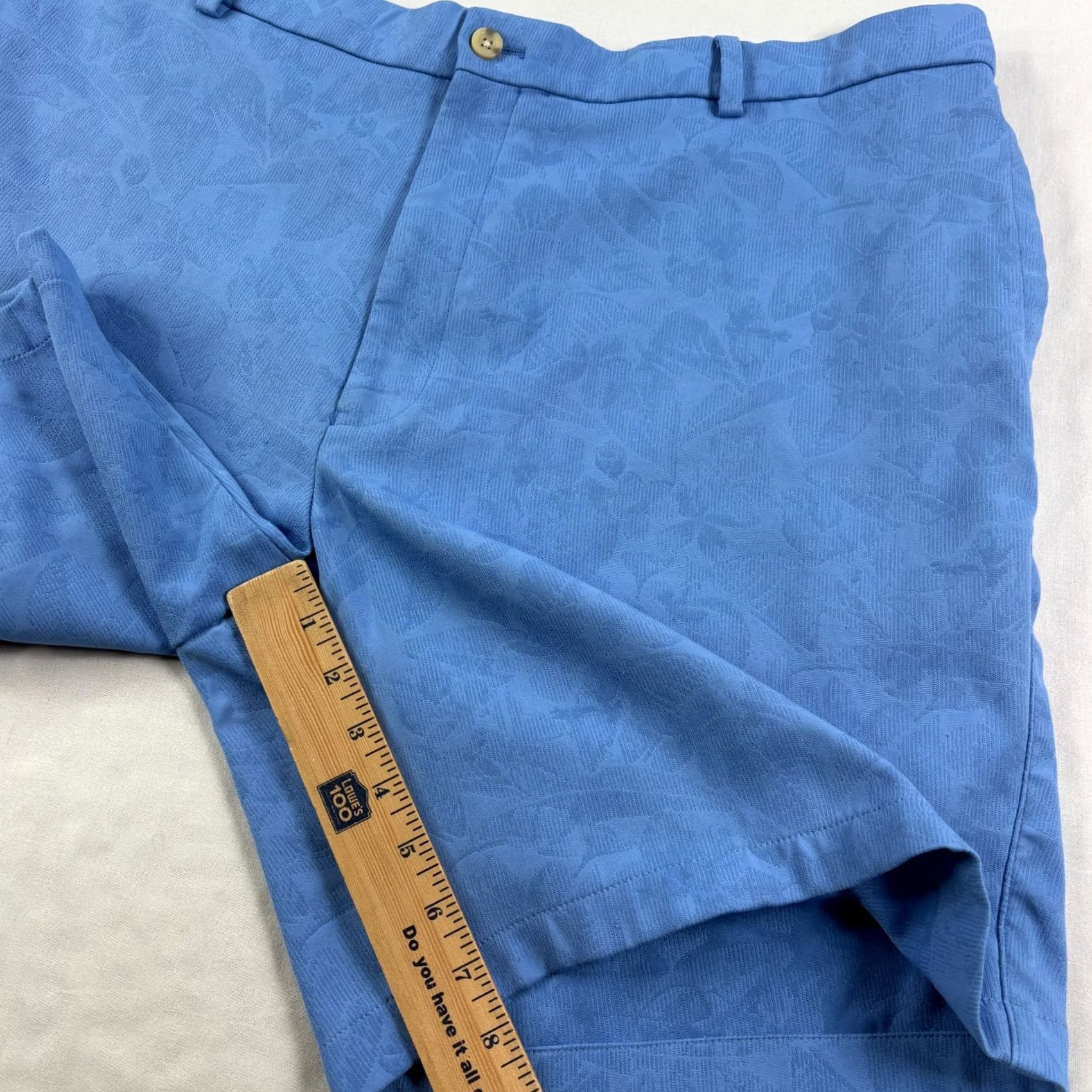 Peter Millar Peter Millar Shorts Mens Size 40 Blue Chino Salem Performance Golf Stretch Shirt? Size US 40 / EU 56 - 7 Thumbnail