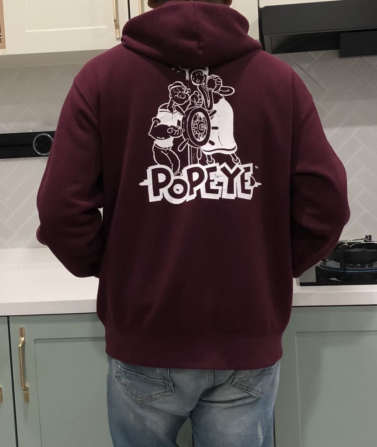Cartoon Network Popeye Zip-up Hoodie Sweatshirt Size US L / EU 52-54 / 3 - 3 Thumbnail